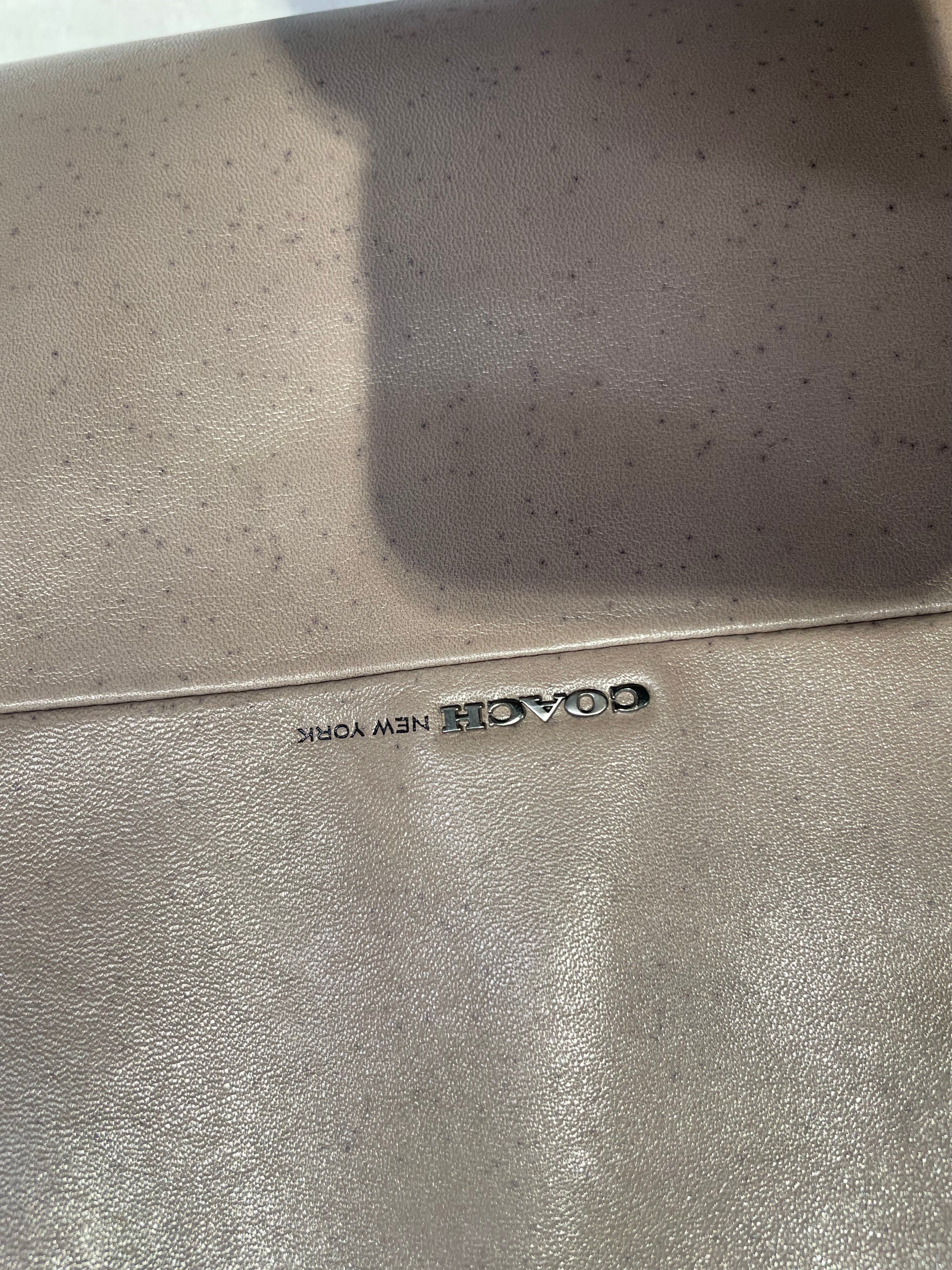 COACH/Hand Bag/Polka dot/Leather/BEG/speckled borough bag view 5