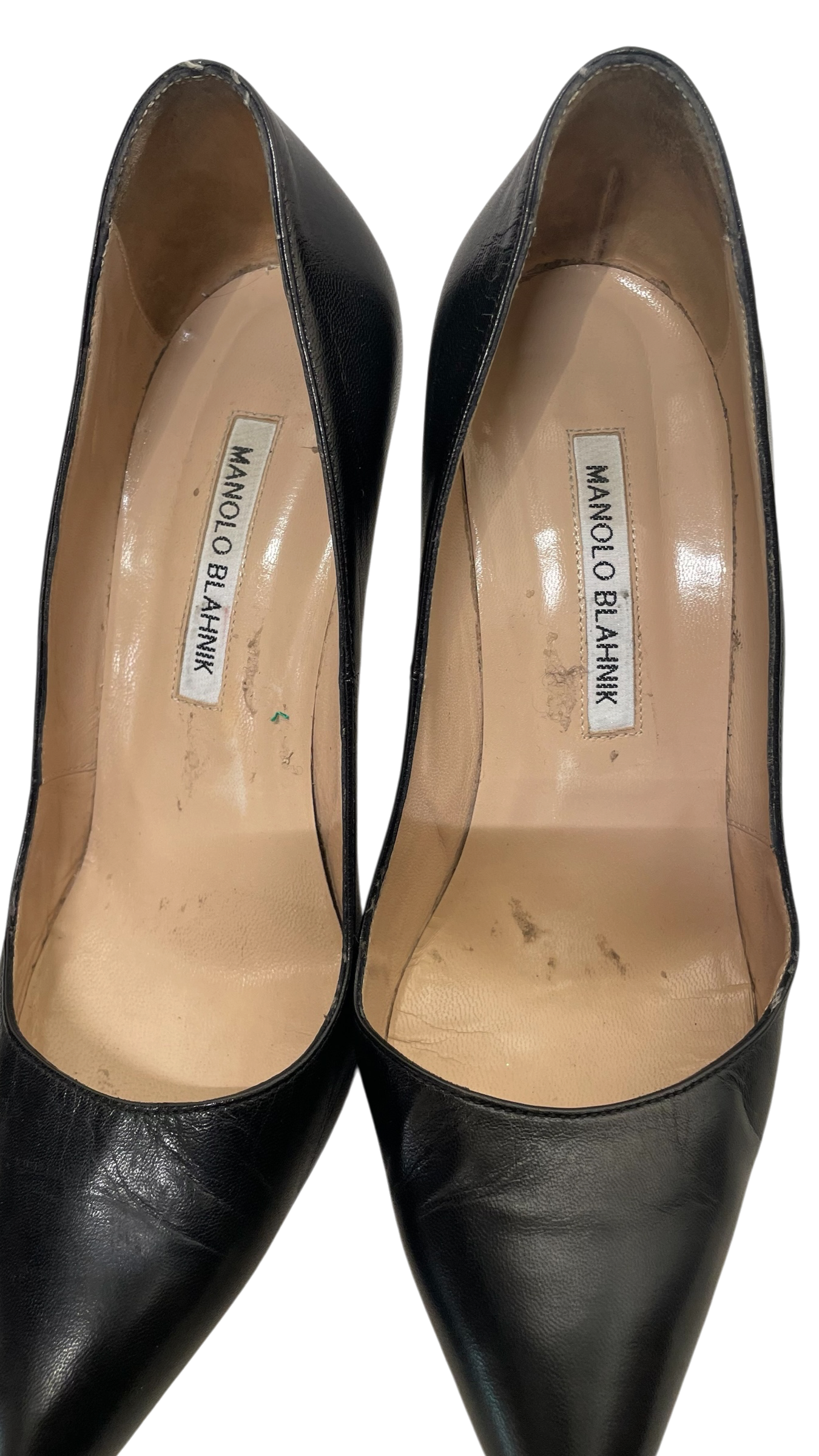 MANOLO BLAHNIK/Heels/EU 37/Leather/BLK/ view 4