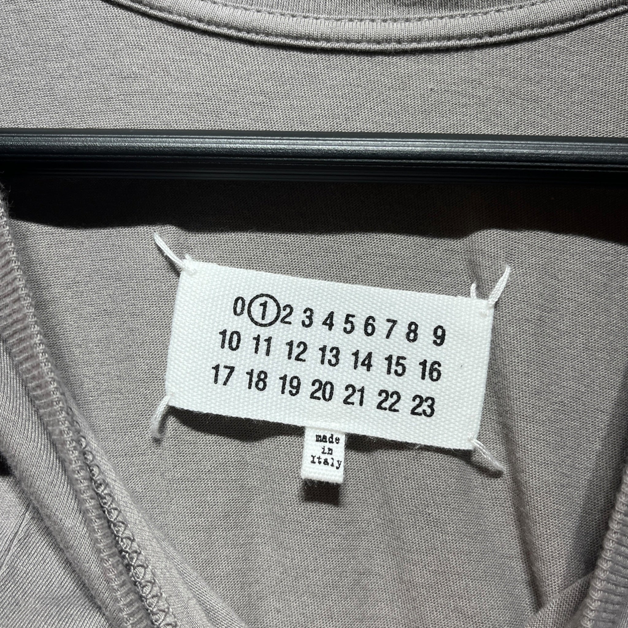 Maison Margiela/3|4 T-Shirt/S/Cotton/GRY/HOLES IN SHOULDERS view 3