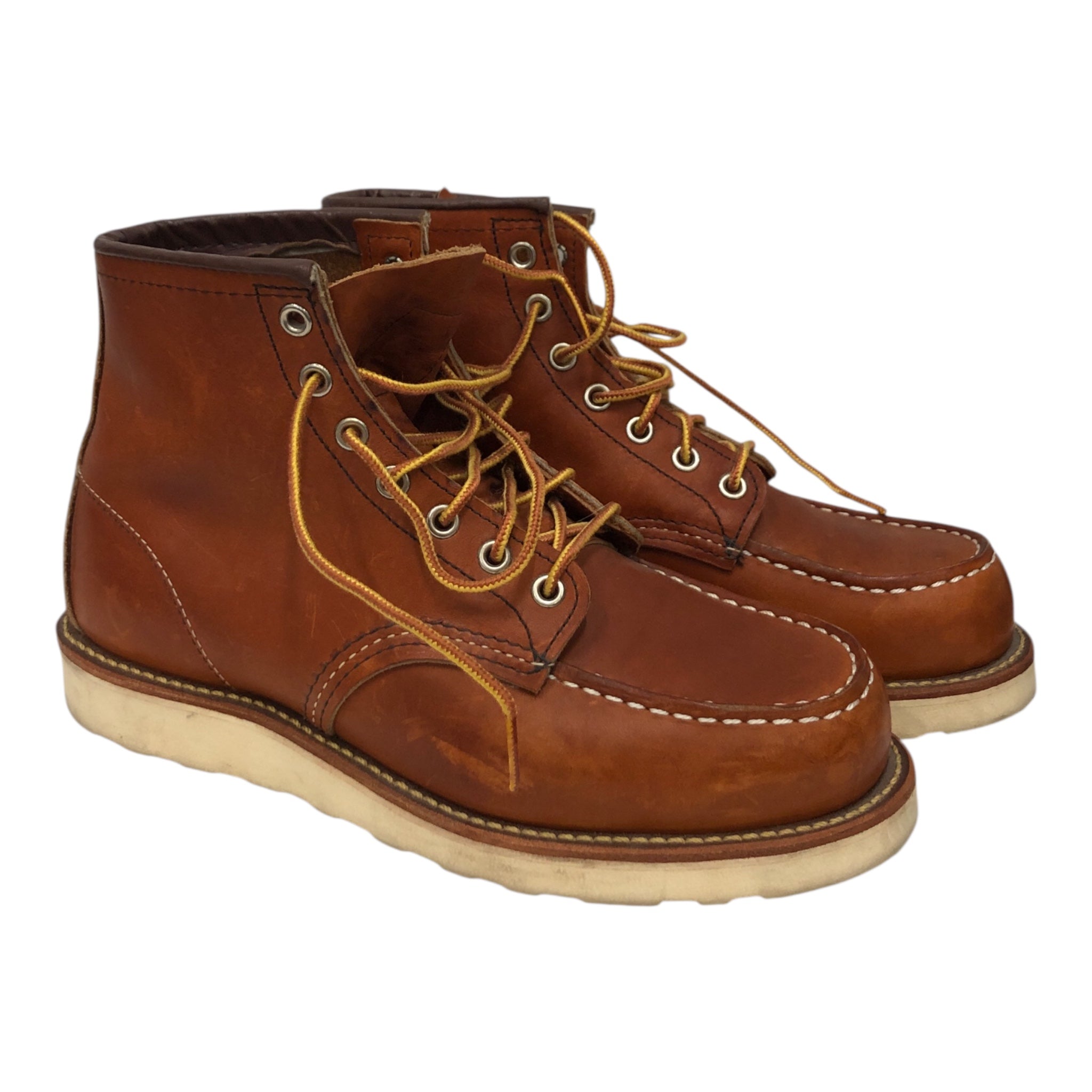 RED WING/Lace Up Boots/US 7.5/Leather/BRW/ view 2