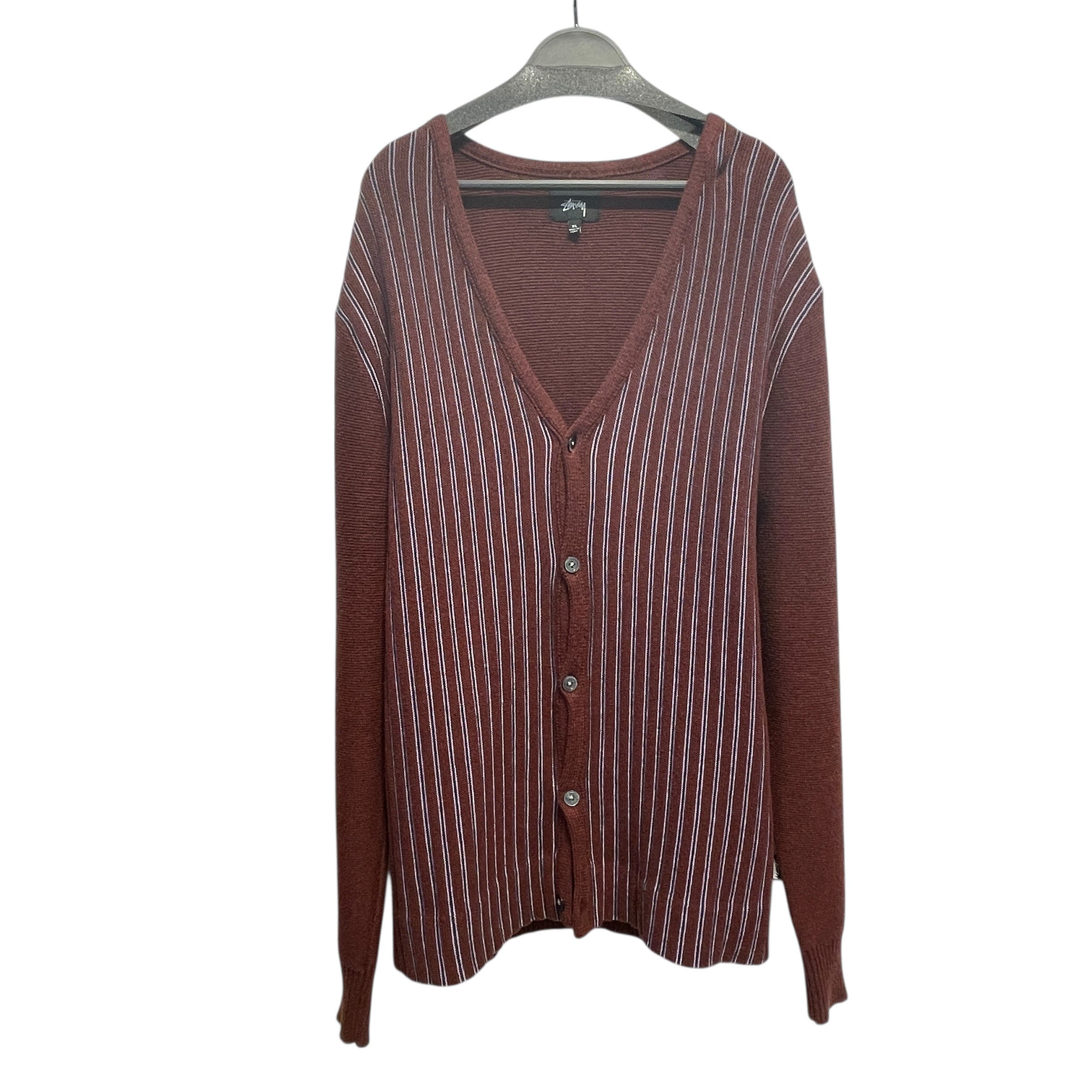 STUSSY/Cardigan/XL/Cotton/BRW/ view 1