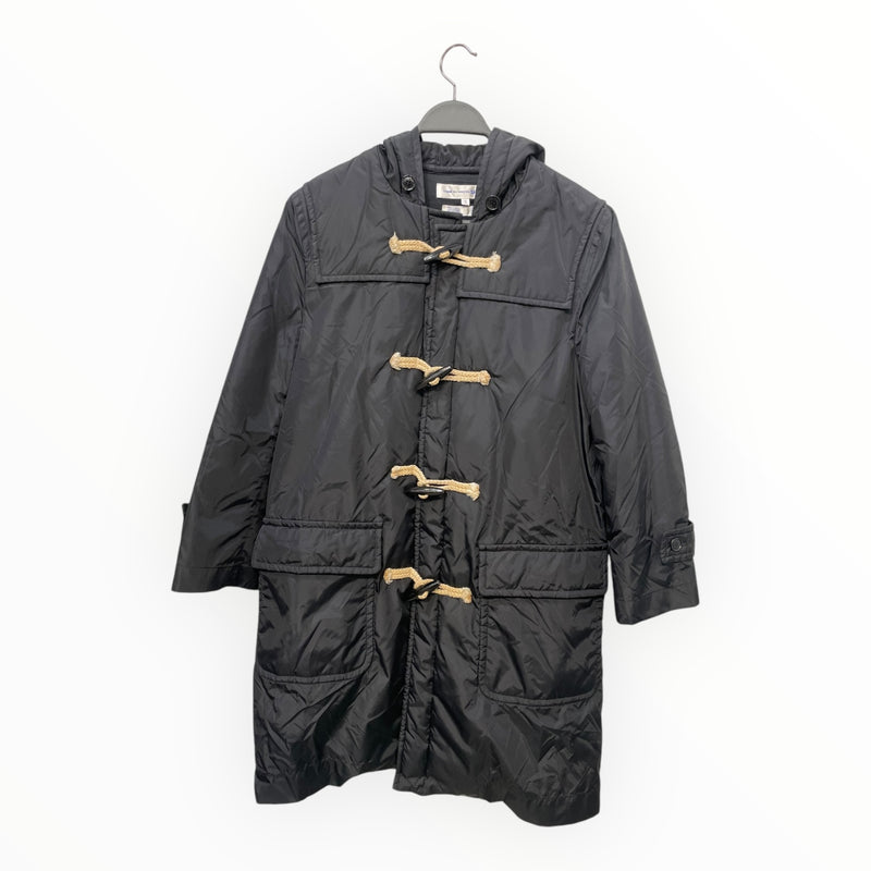 COMME des GARCONS SHIRT/Duffle Coat/S/Black/Nylon/