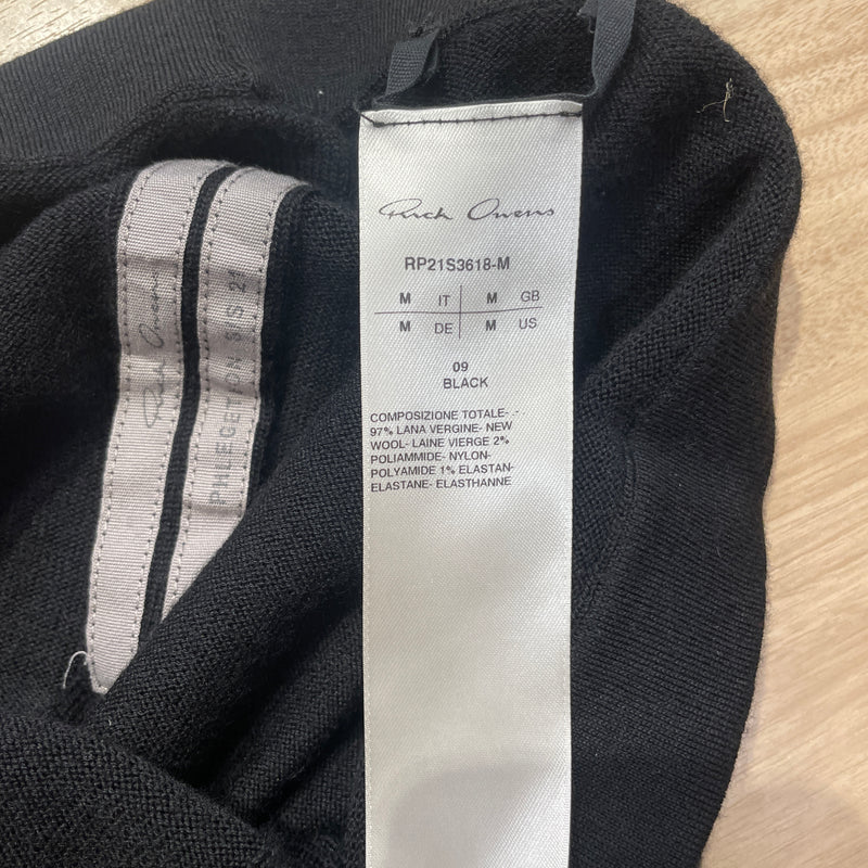Rick Owens/Skirt/M/Wool/BLK/PHLEGETHON S/S 21