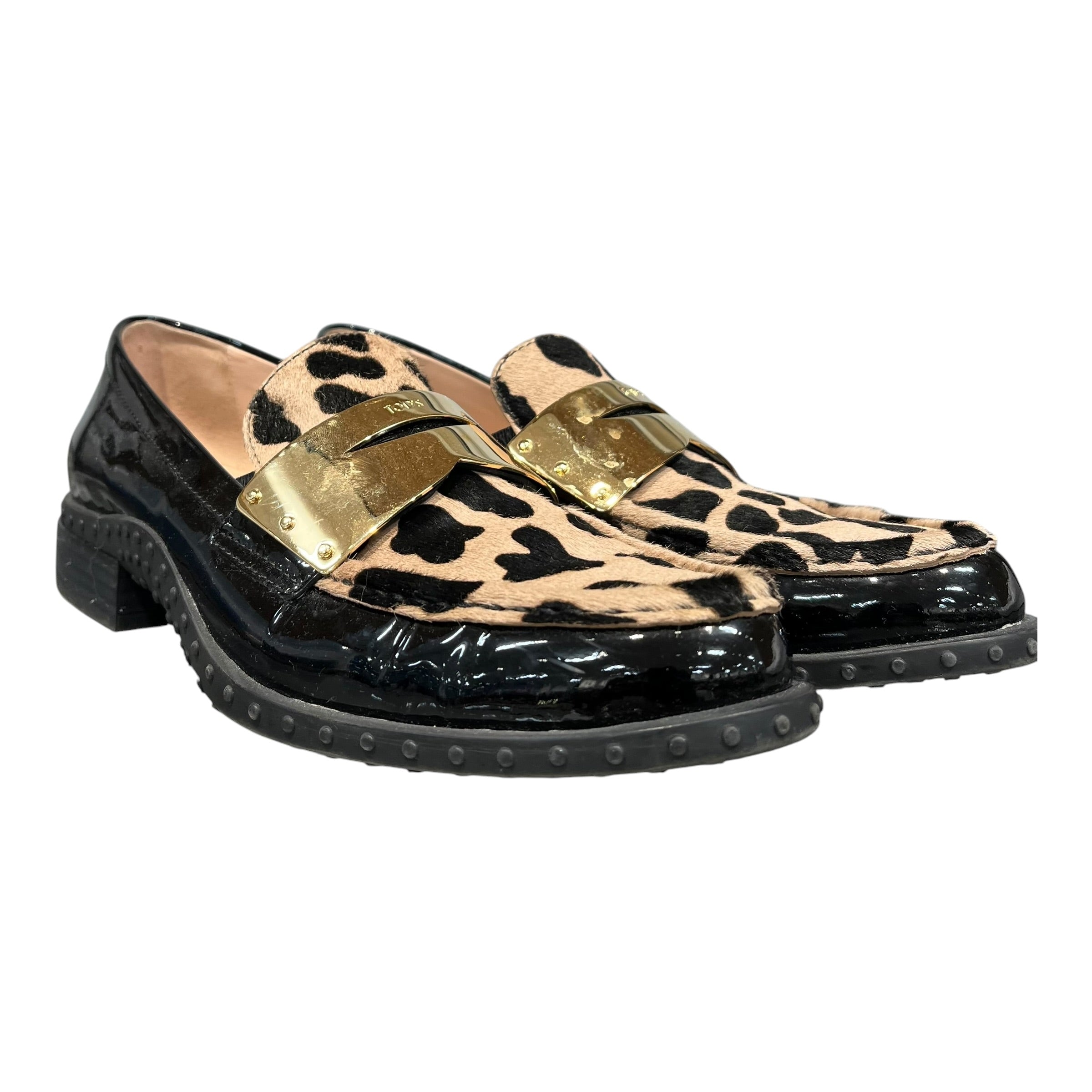 TOD'S/Loafers/EU 41/Leopard/BLK/ view 1