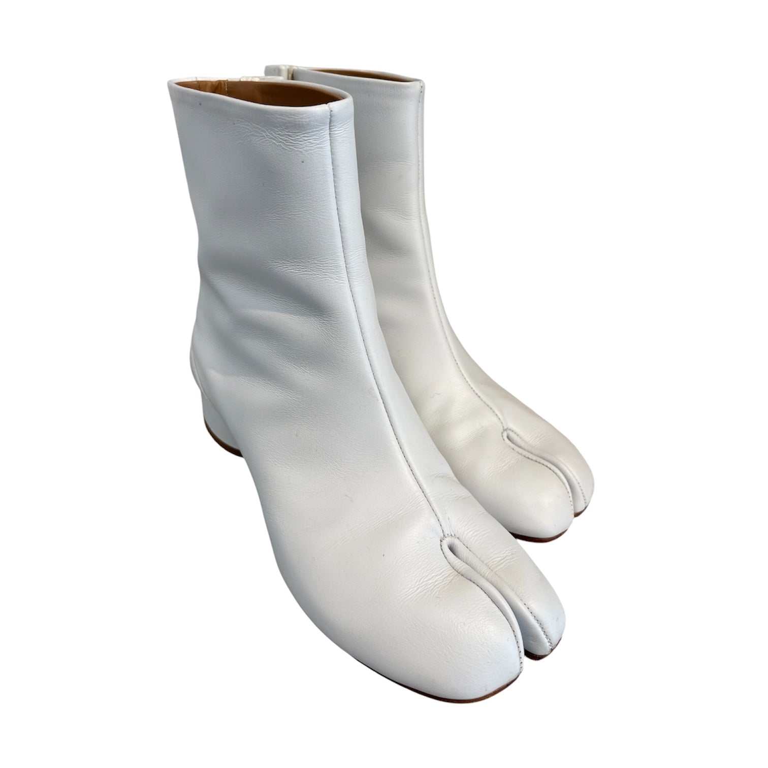 Maison Margiela/Boots/EU 36/Leather/WHT/tabis vero cuoio view 1