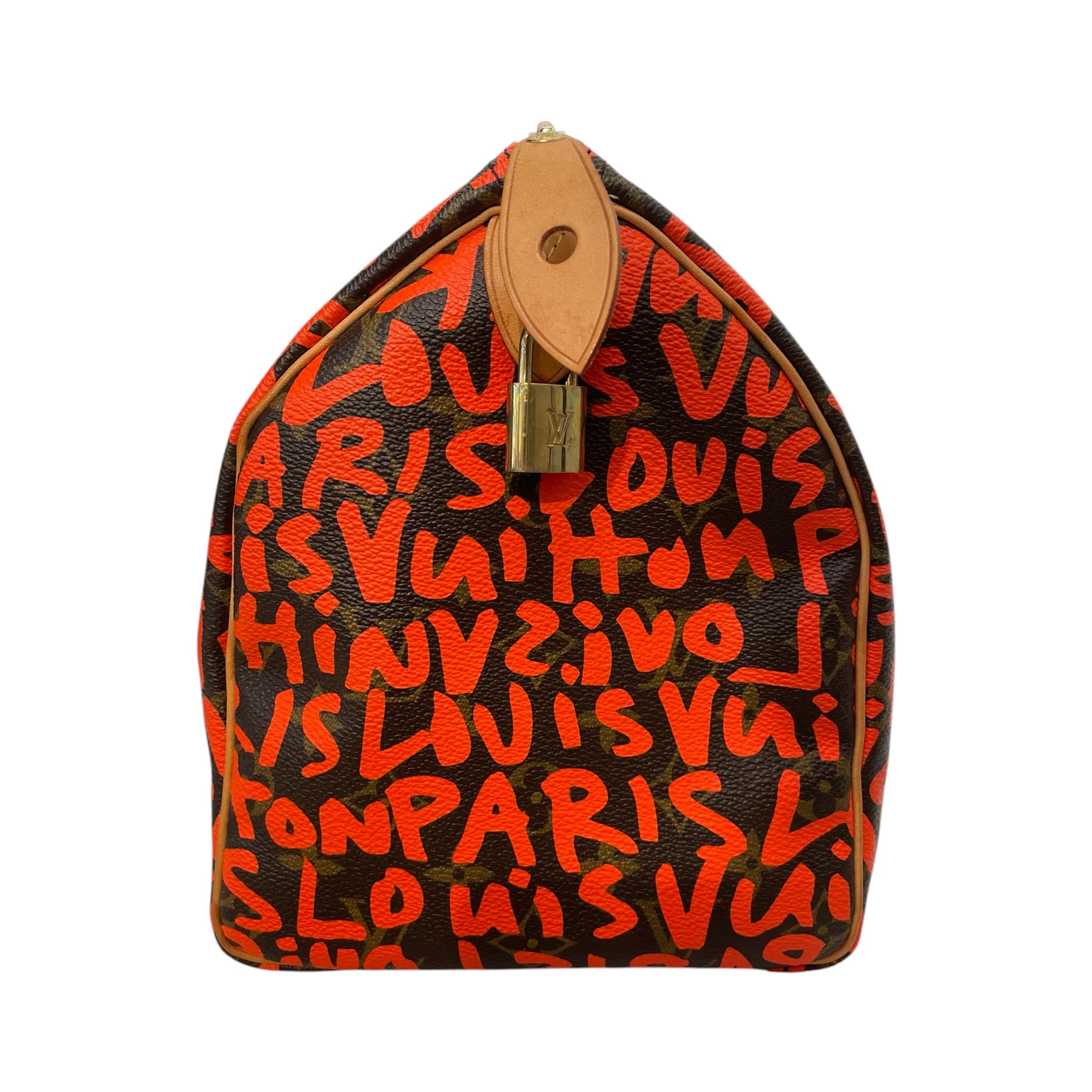 LOUIS VUITTON/Hand Bag/Monogram/Leather/ORN/stephen sprouse speedy 30 graf view 3
