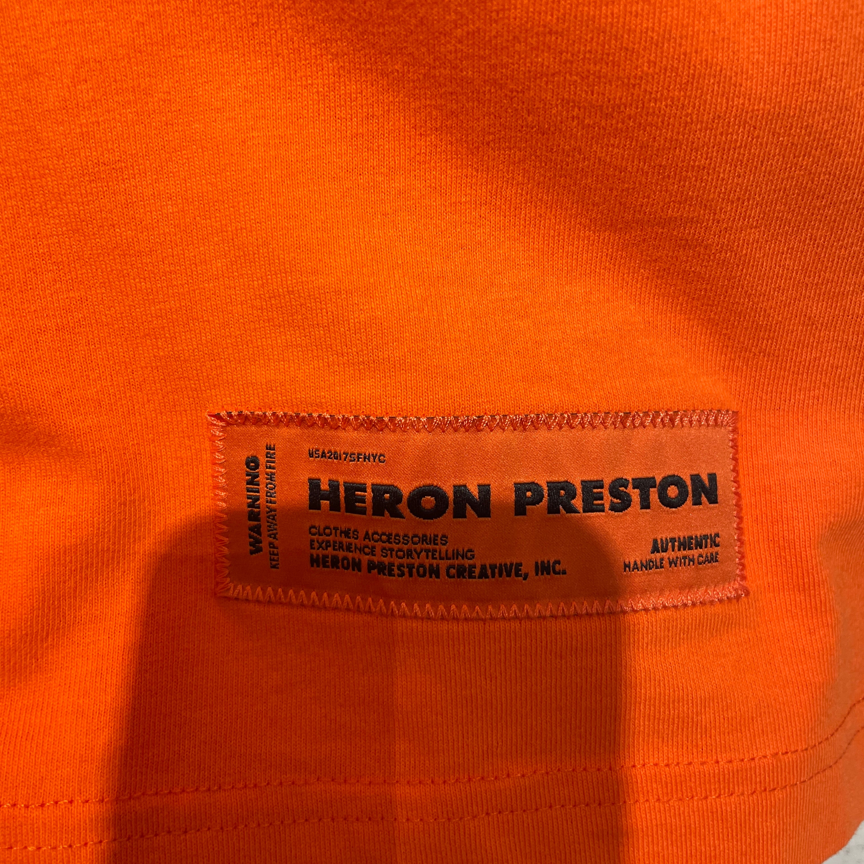 HERON PRESTON/T-Shirt/XL/Cotton/ORN/ view 4