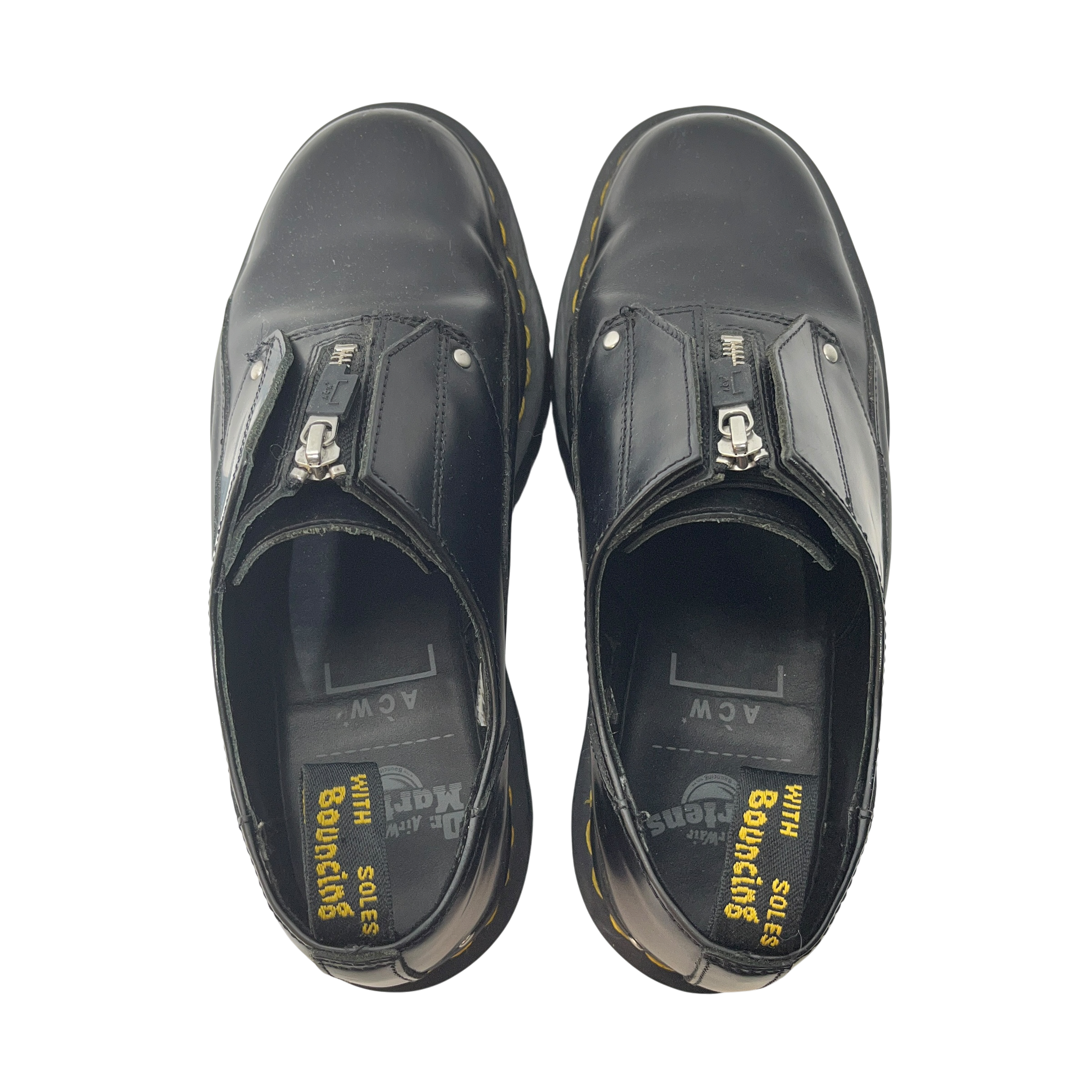 Dr.Martens/A-COLD-WALL/Loafers/US 8/Leather/BLK/zip view 5