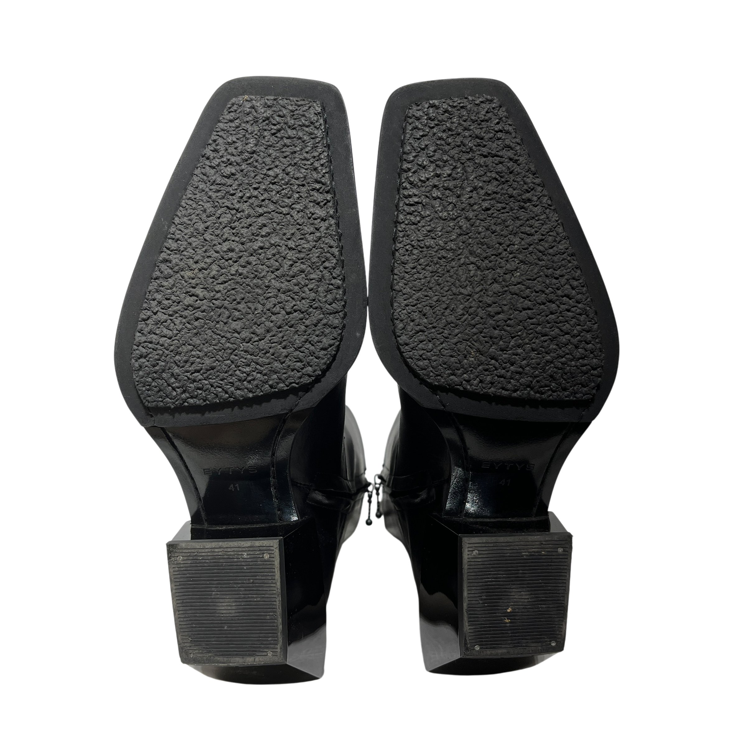 EYTYS/Boots/US 8/Leather/BLK/Luciano Square Heel Boots view 6