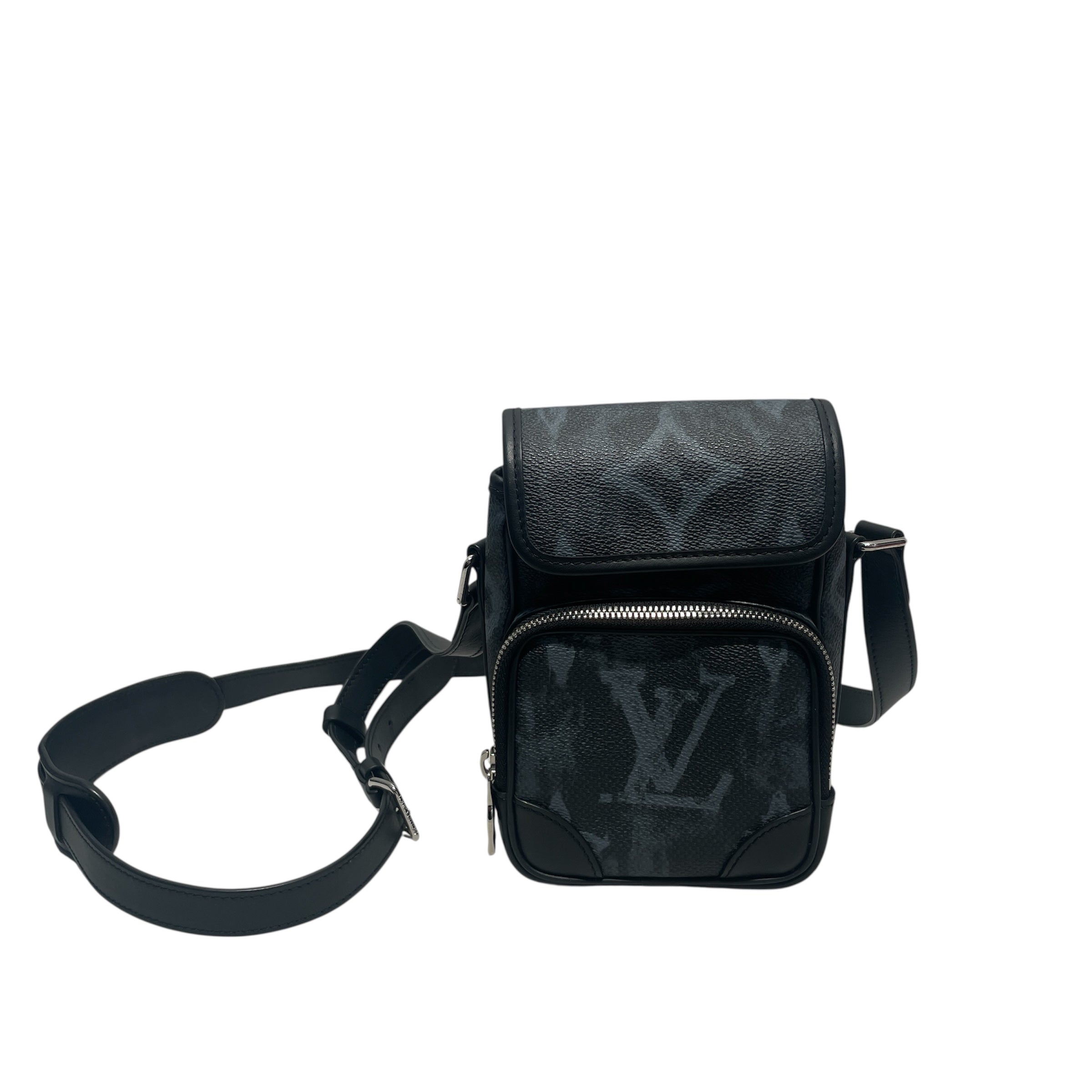 LOUIS VUITTON/Cross Body Bag/All Over Print/Leather/BLK/CROSS BPDY GRAFITI LOGO view 1