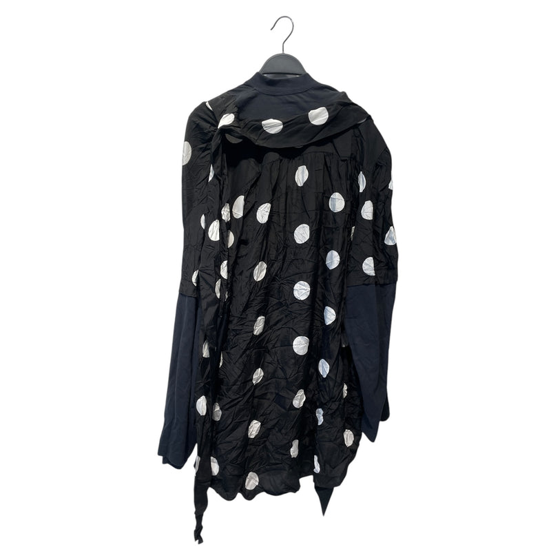 BALENCIAGA/LS Dress/2/Polka dot/Cotton/BLK/
