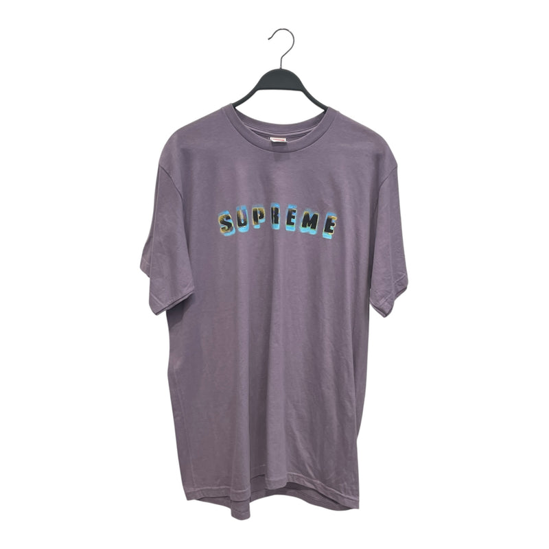Supreme/T-Shirt/XL/Cotton/PPL/STENCIL PAINT TEE