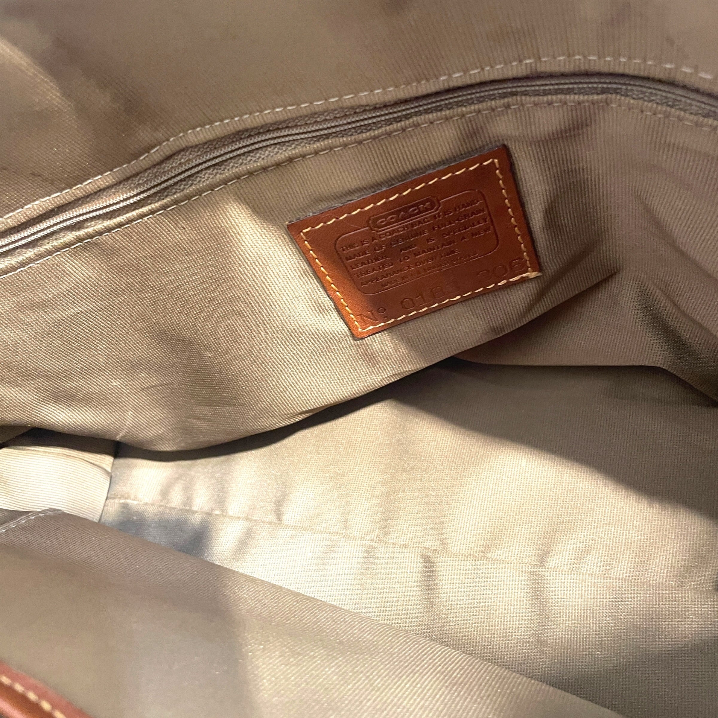 COACH/Tote Bag/Leather/BLK/90s Wendle Tote view 6