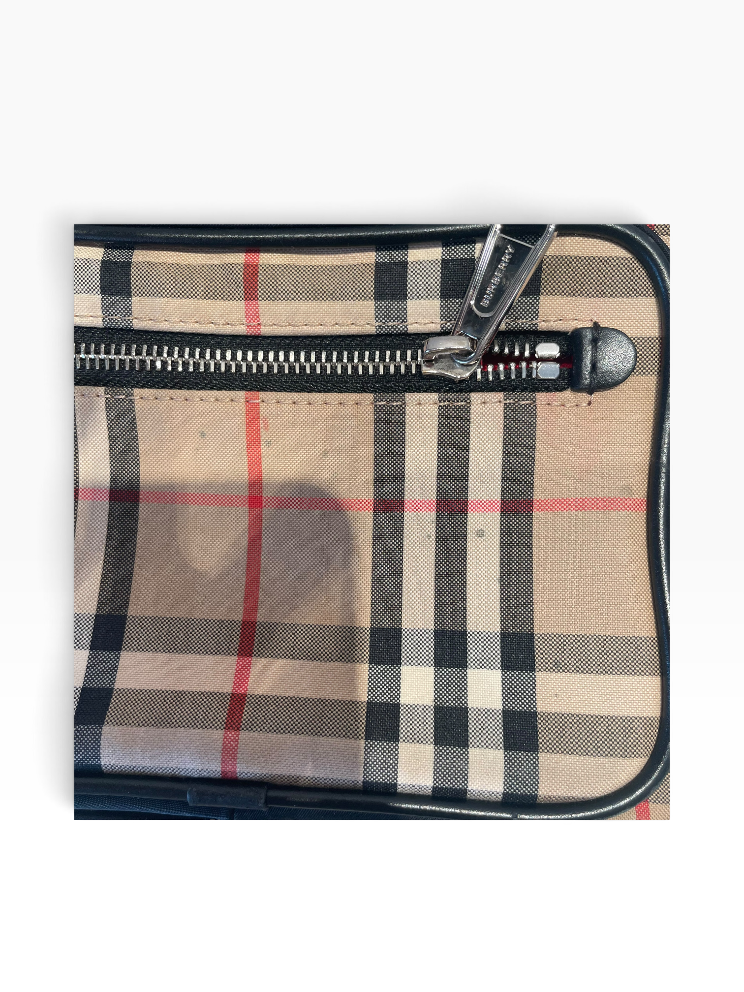 BURBERRY/Cross Body Bag/Plaid/Nylon/BEG/paddy vintage check view 6
