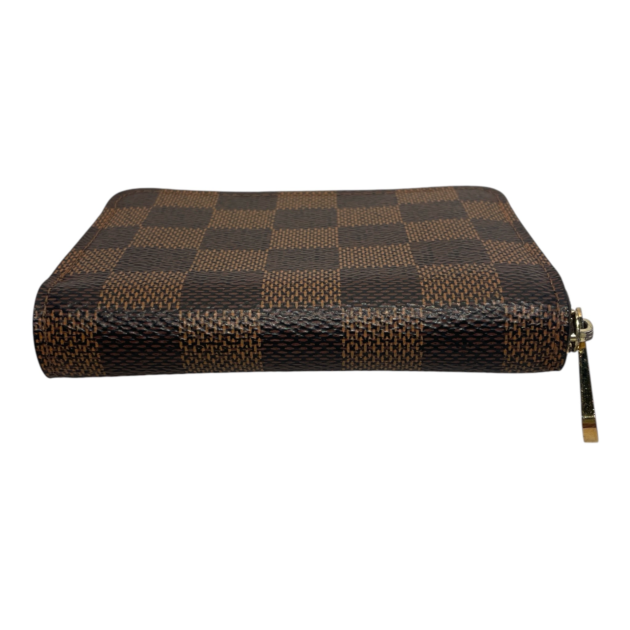 LOUIS VUITTON/Bifold Wallet/Monogram/Leather/BRW/L's/DAMIER EBENE COIN PURSE view 3