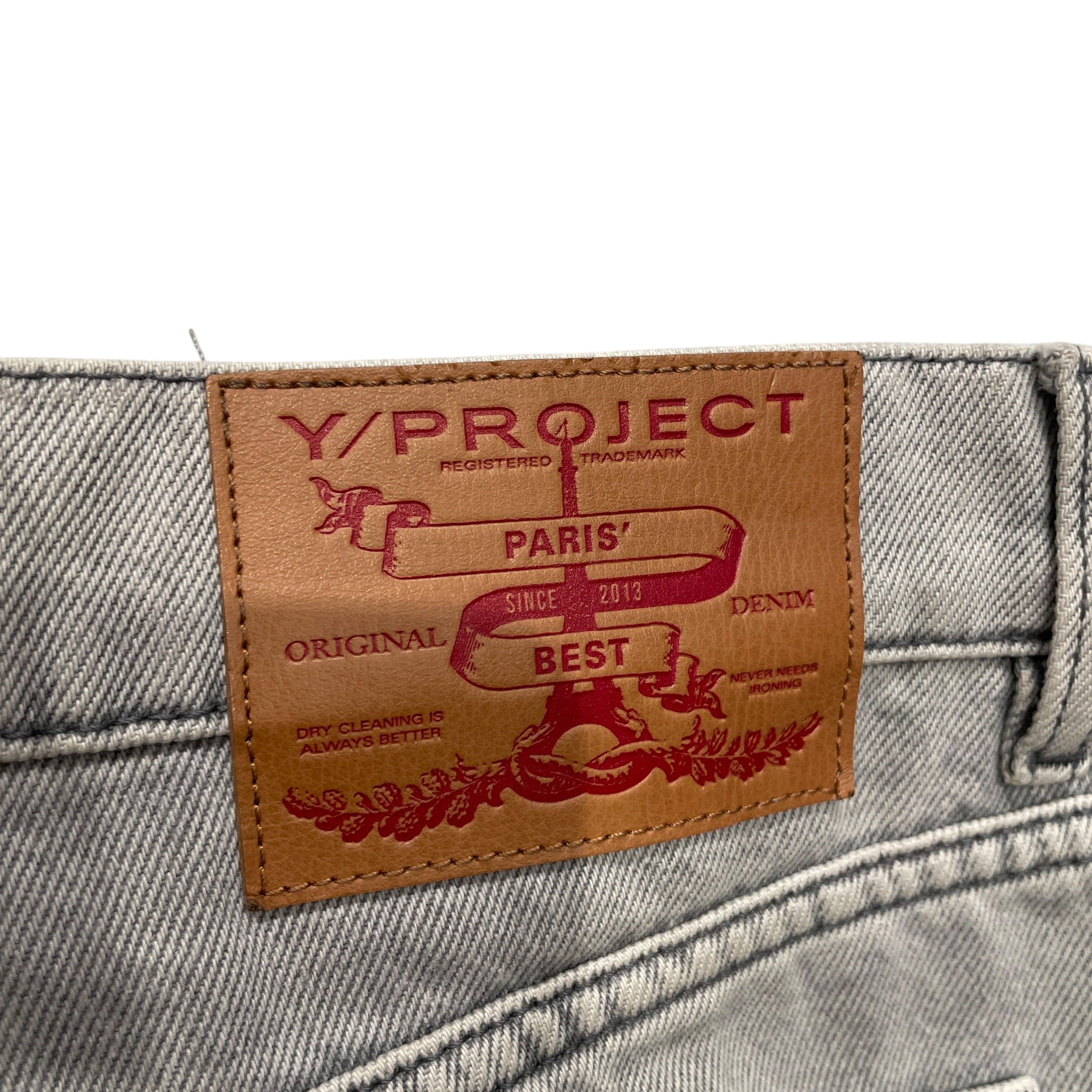 Y/PROJECT/Pants/34/Denim/GRY/Y PROJECT BANANA JEANS GRY view 3