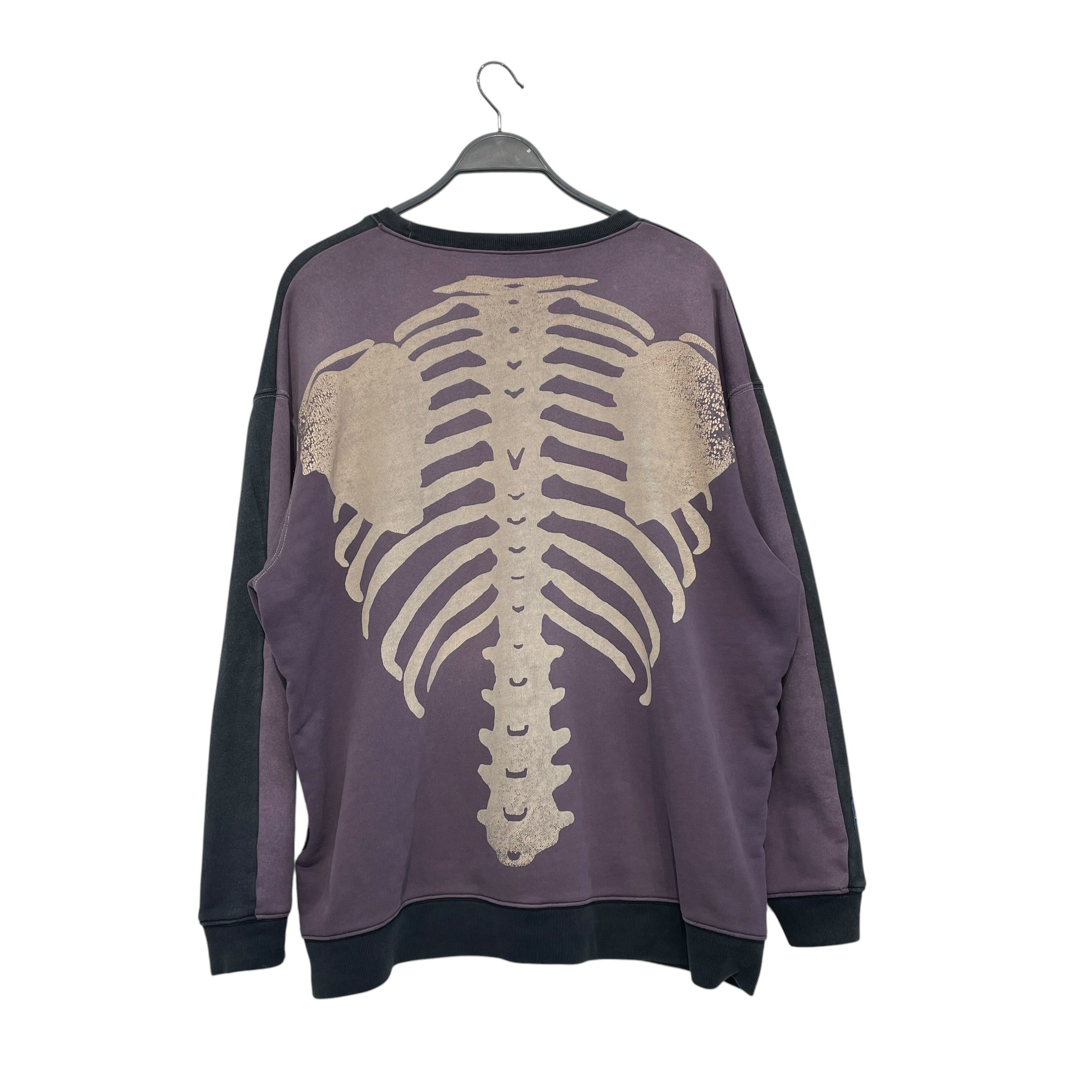 KAPITAL/Sweatshirt/L/Cotton/GRY/Skeleton Two Tone view 2