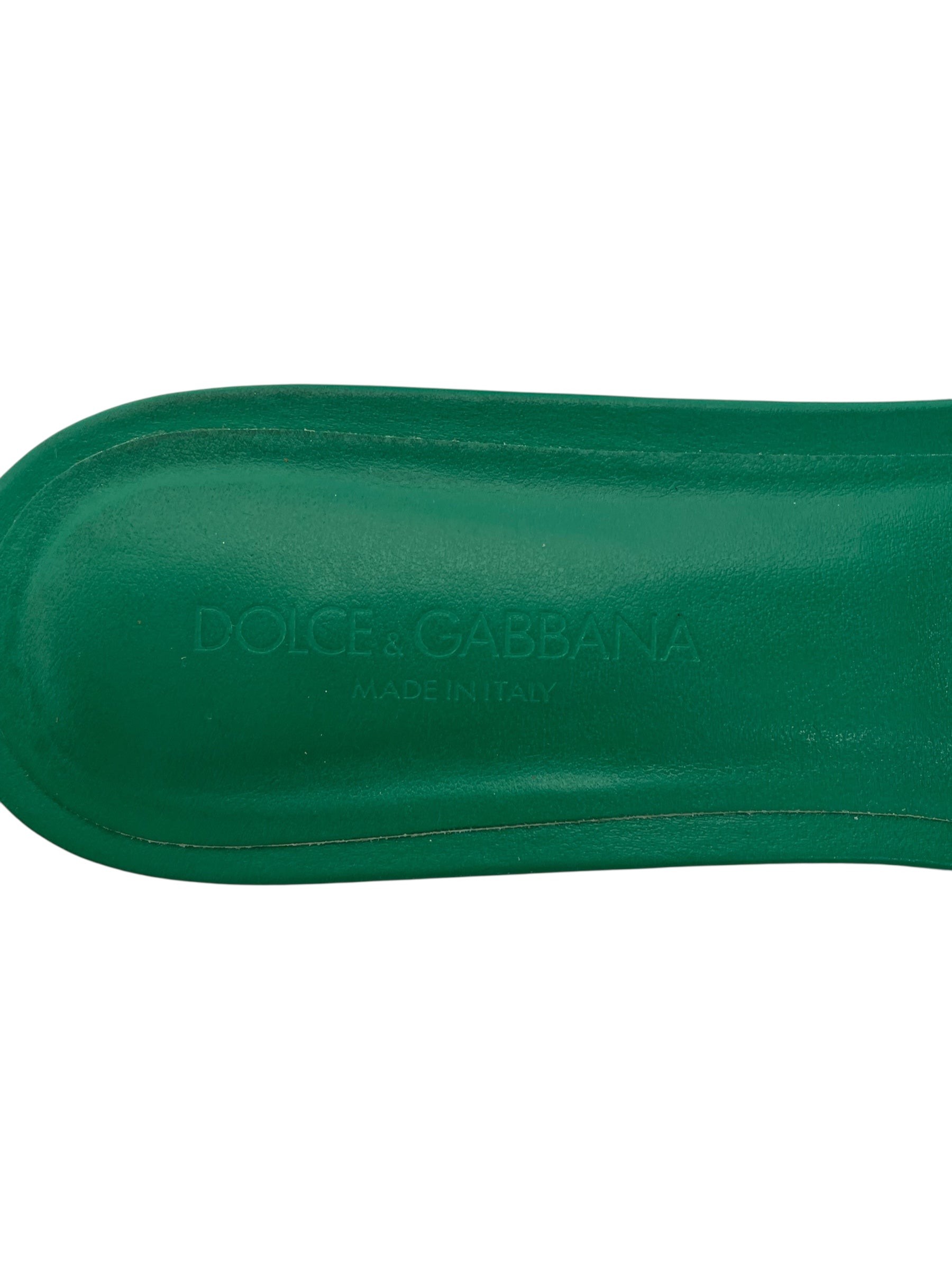 DOLCE&GABBANA/Sandals/EU 38/GRN/ view 3