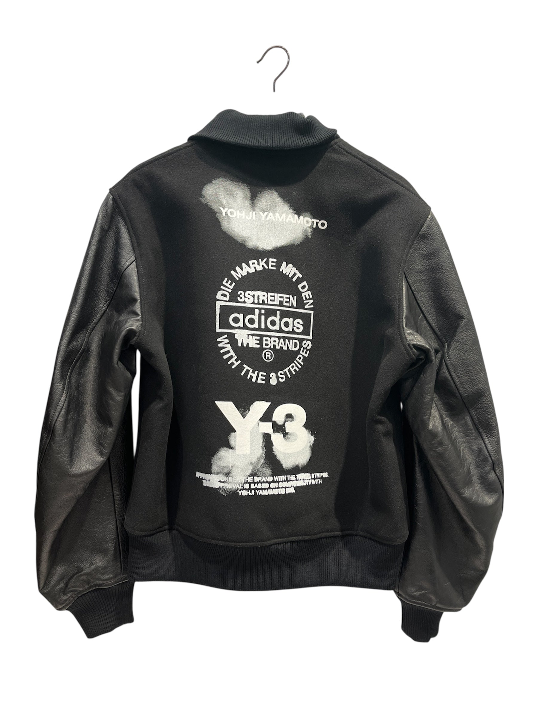 Y-3/Jacket/S/Cotton/BLK/Graphic/RIBBED BOMBER JACKET view 2