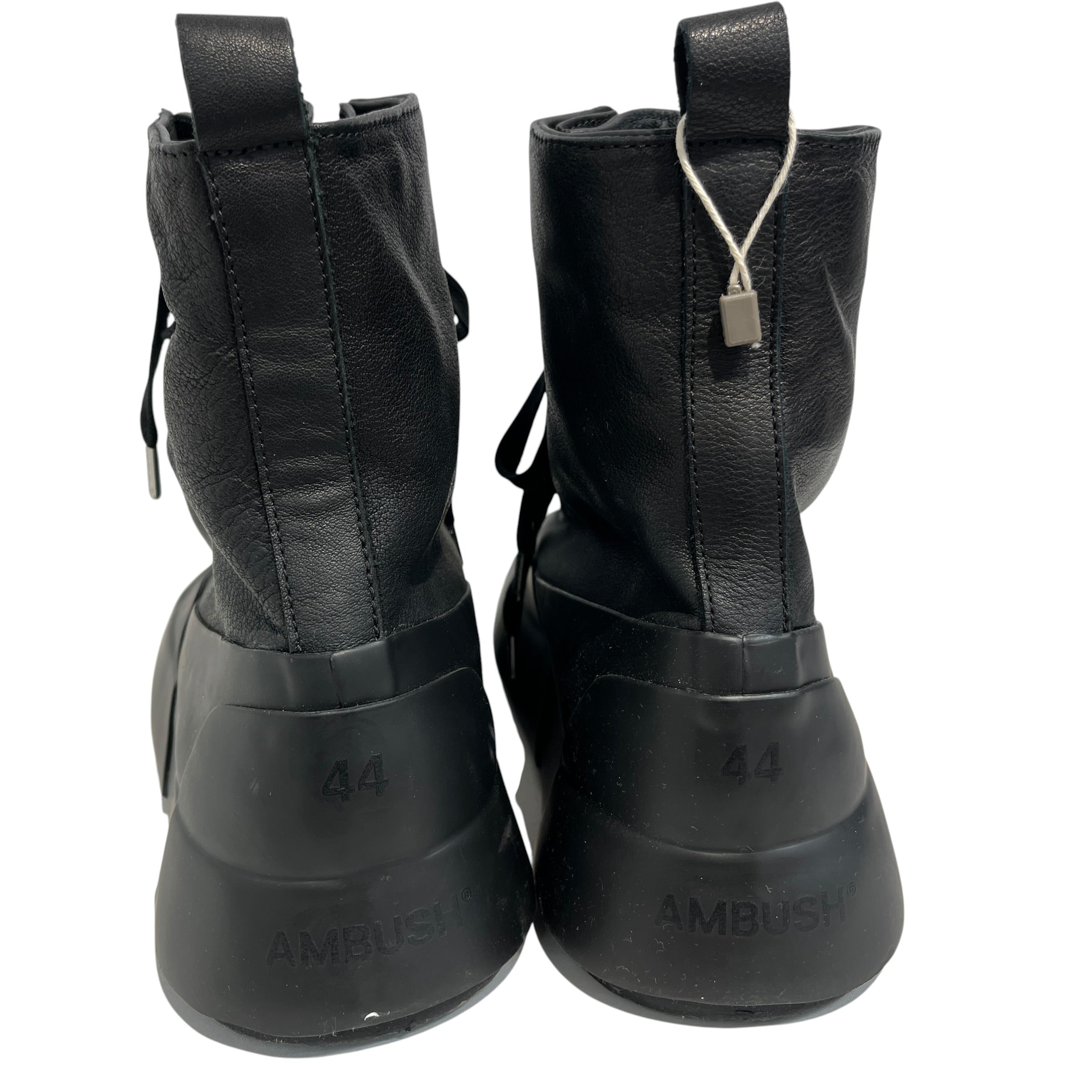 AMBUSH/Hi-Sneakers/EU 44/Leather/BLK/rubberized toe view 3