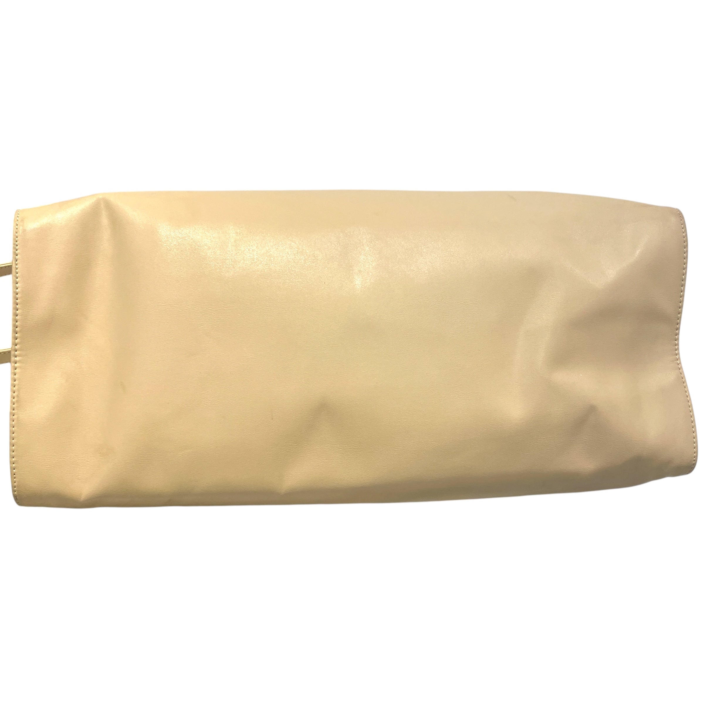 Telfar/Tote Bag/Faux Leather/BEG/ view 3