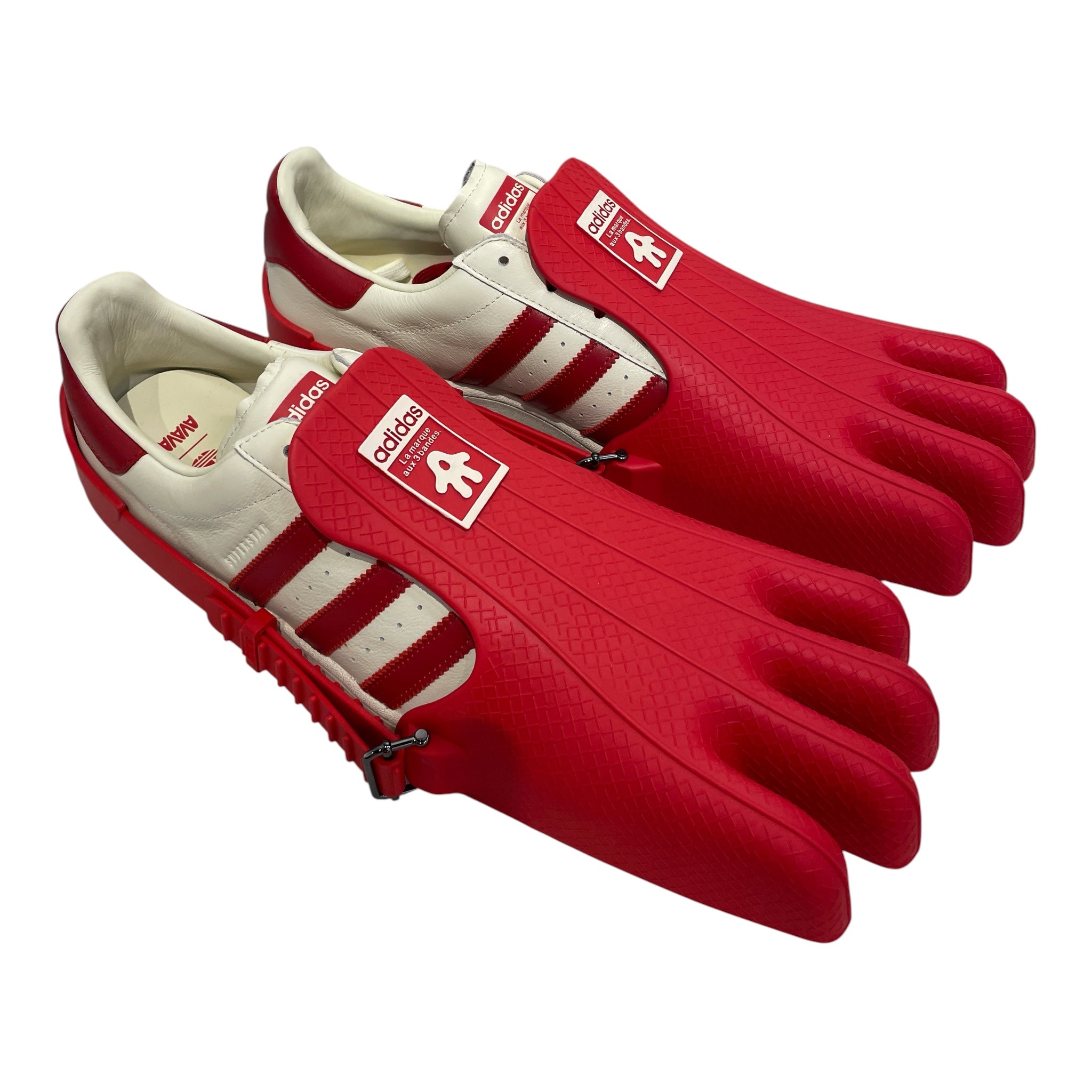 adidas/BY AVAVAV SUPERFINGER SUPERSTAR/Low-Sneakers/US 11/Leather/RED/JP7142 view 5