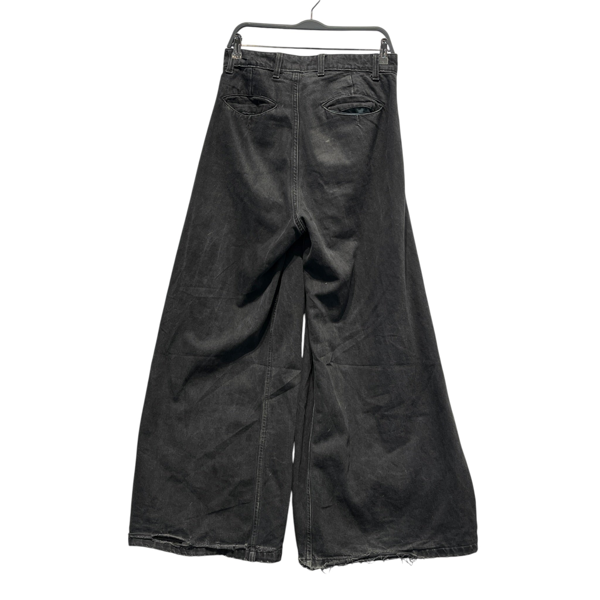 haveyoudiedbefore?/Pants/34/Denim/BLK/wide bondage view 2