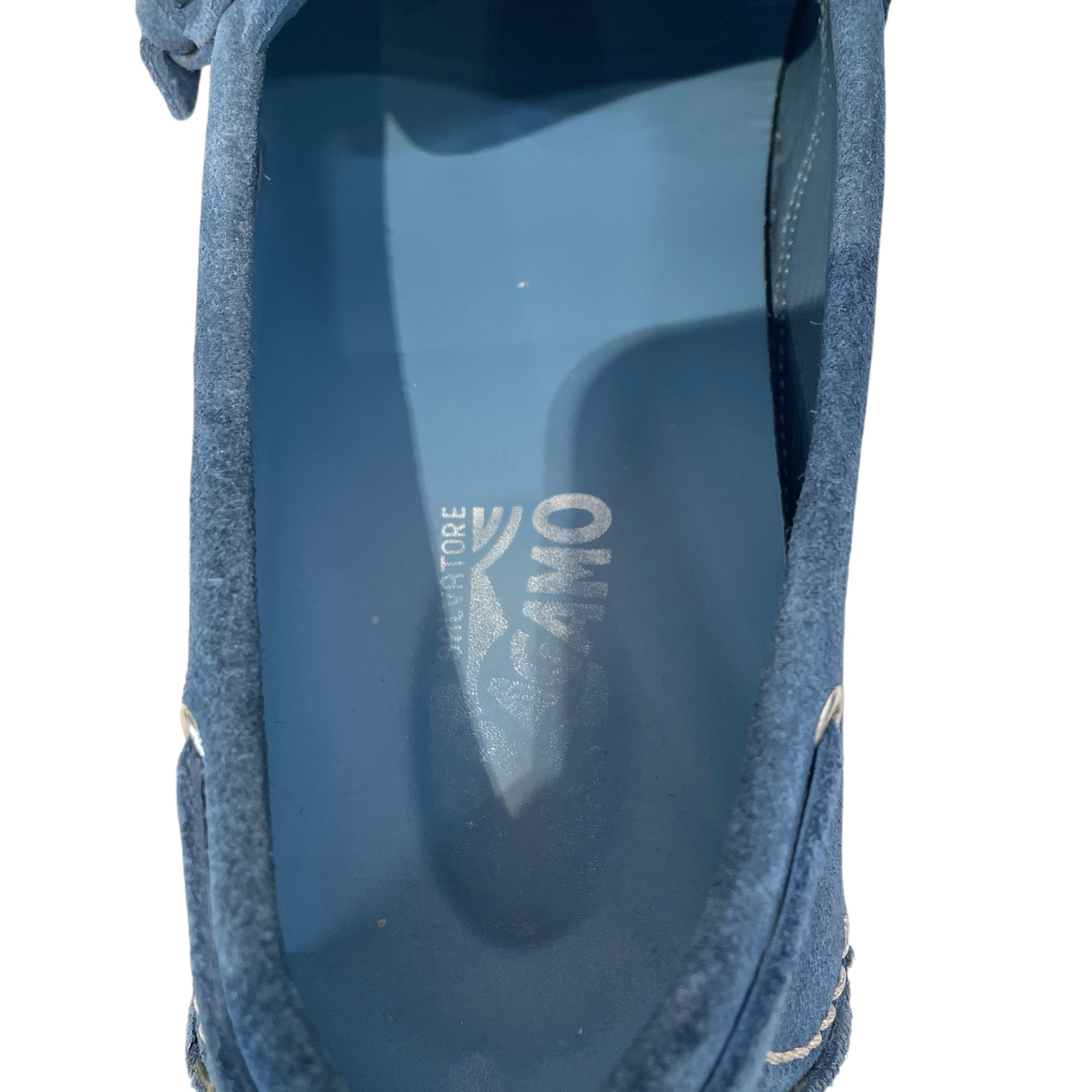 Salvatore Ferragamo/Loafers/US 8.5/Suede/BLU/ view 3