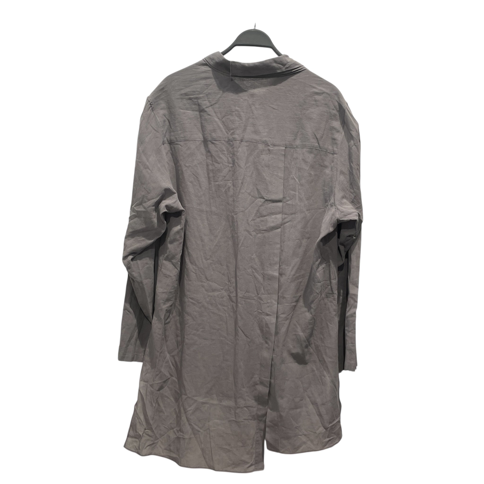 YOHJI YAMAMOTO/LS Shirt/4/Cotton/KHK/Cotton Twill Detachable Shirt view 2