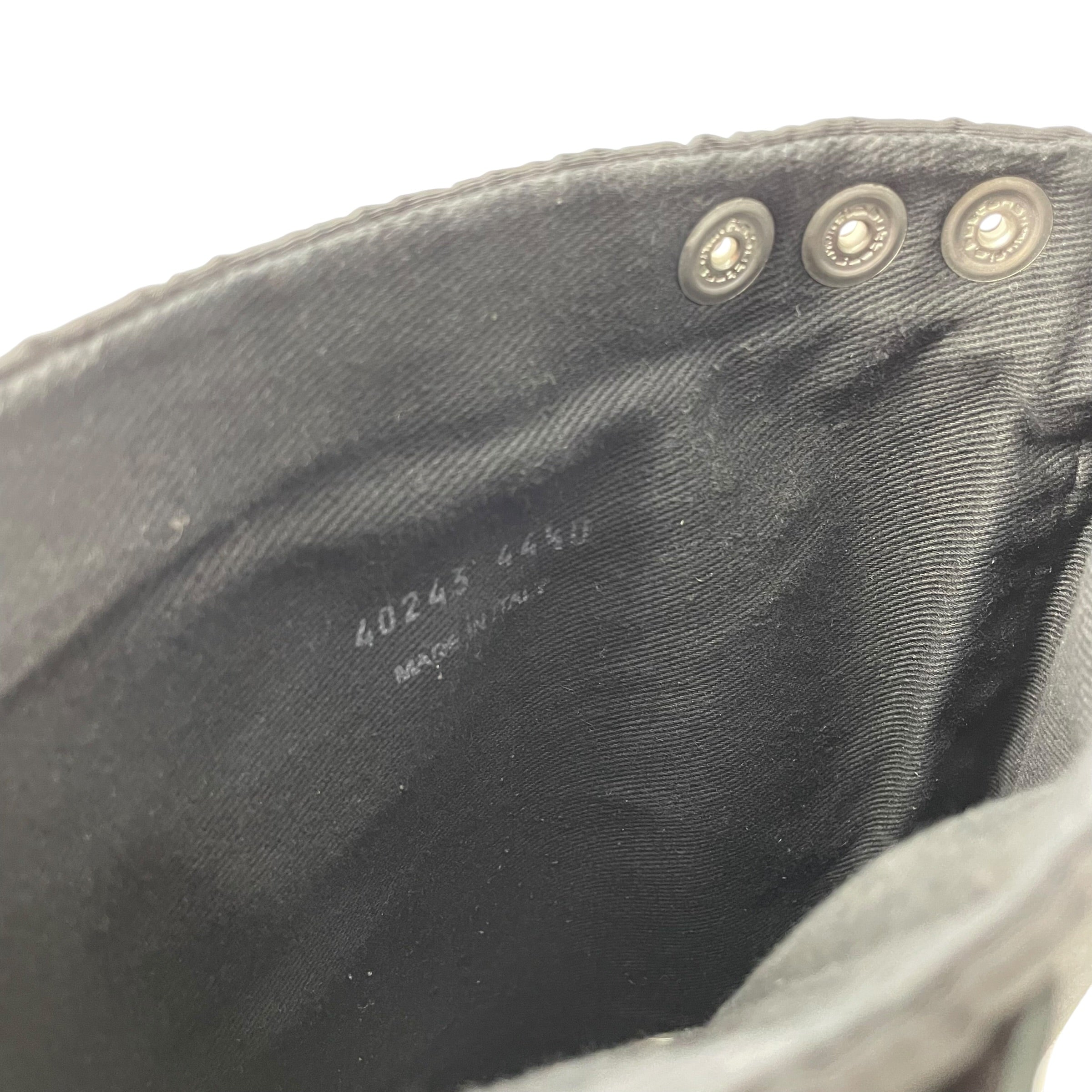 RICK OWENS DRKSHDW/Hi-Sneakers/EU 44.5/Nylon/BLK/ELEPHANT SNEAKERS view 6