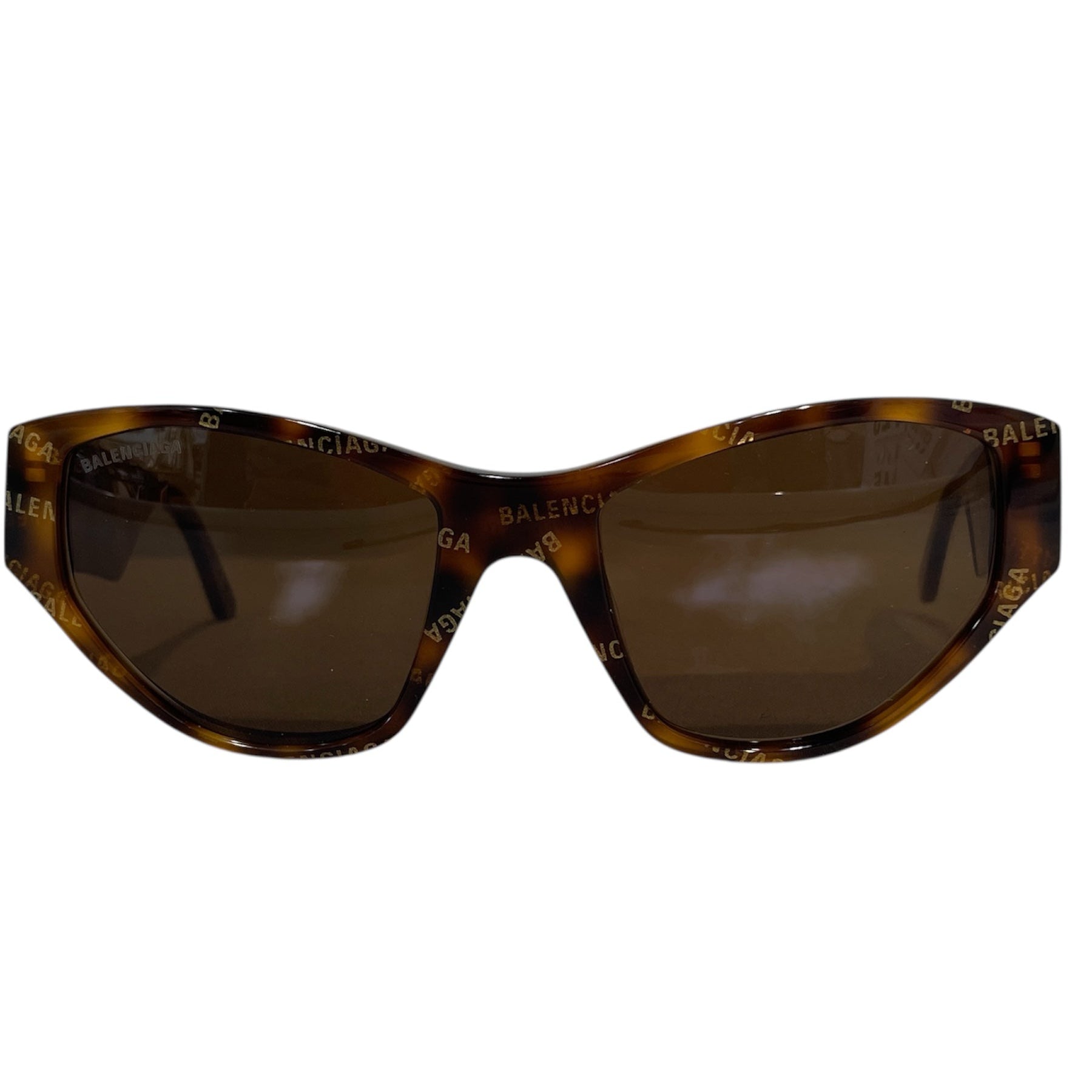 BALENCIAGA/Sunglasses/All Over Print/Plastic/BRW/Cat Eye view 1