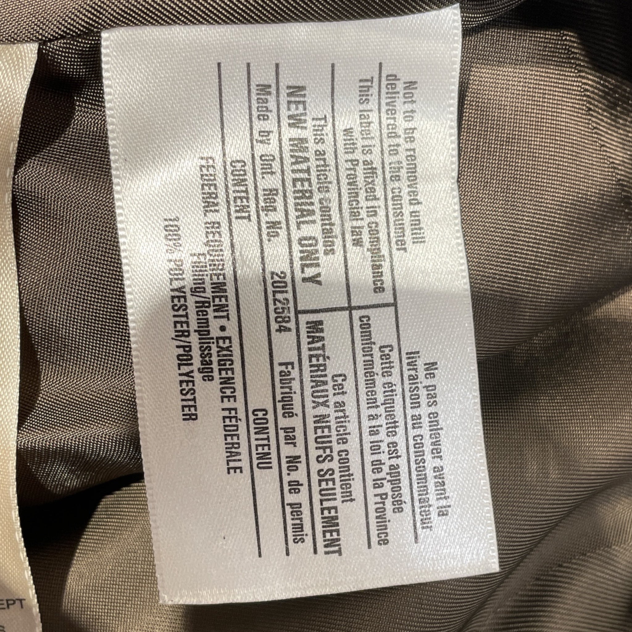 BURBERRY LONDON/Trench Coat/S/Nylon/GRY/Grey Puffer Trench Coat Jacket view 5