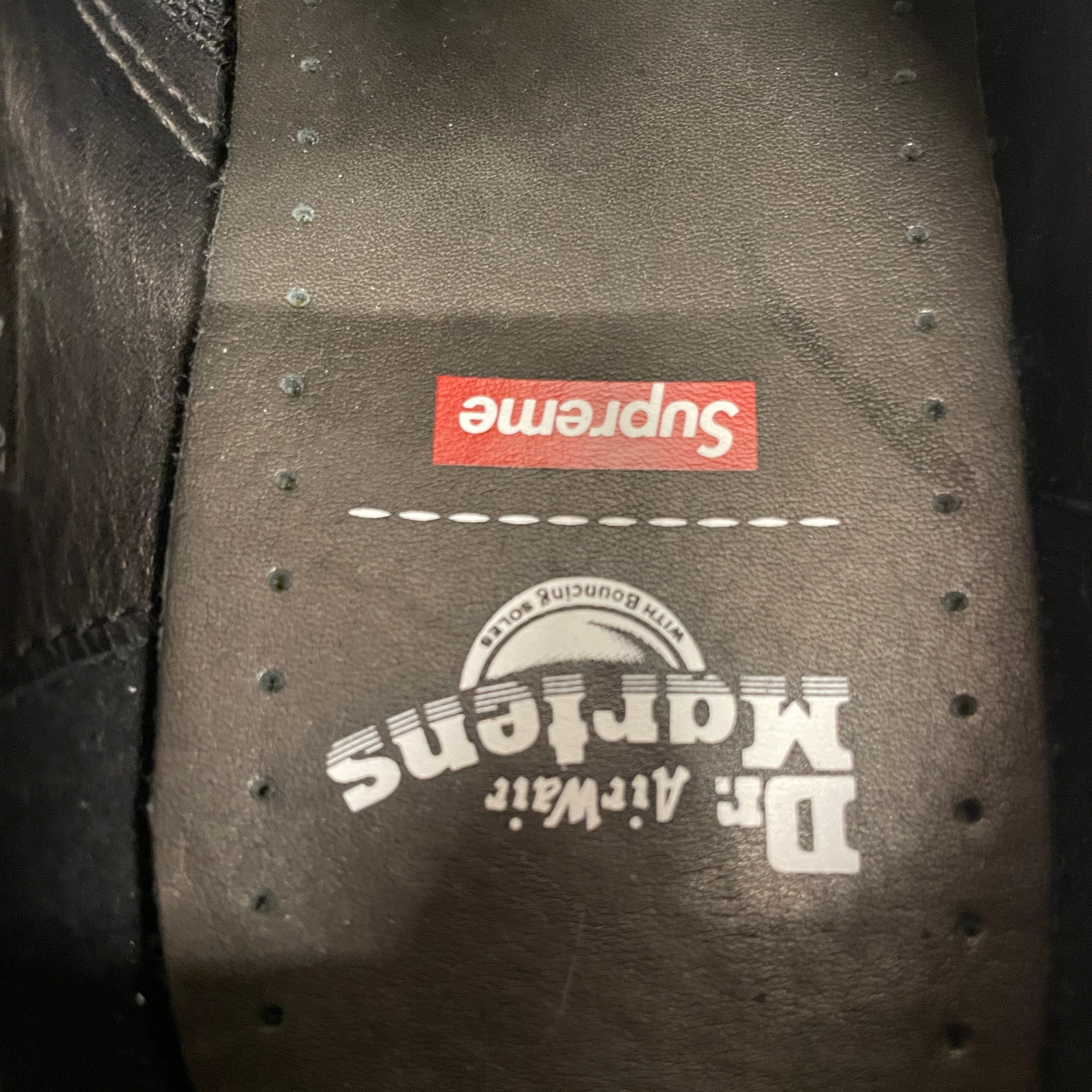 Dr.Martens/Supreme/Shoes/US 7/Animal Pattern/Leather/GRY/SNAKESKIN view 3