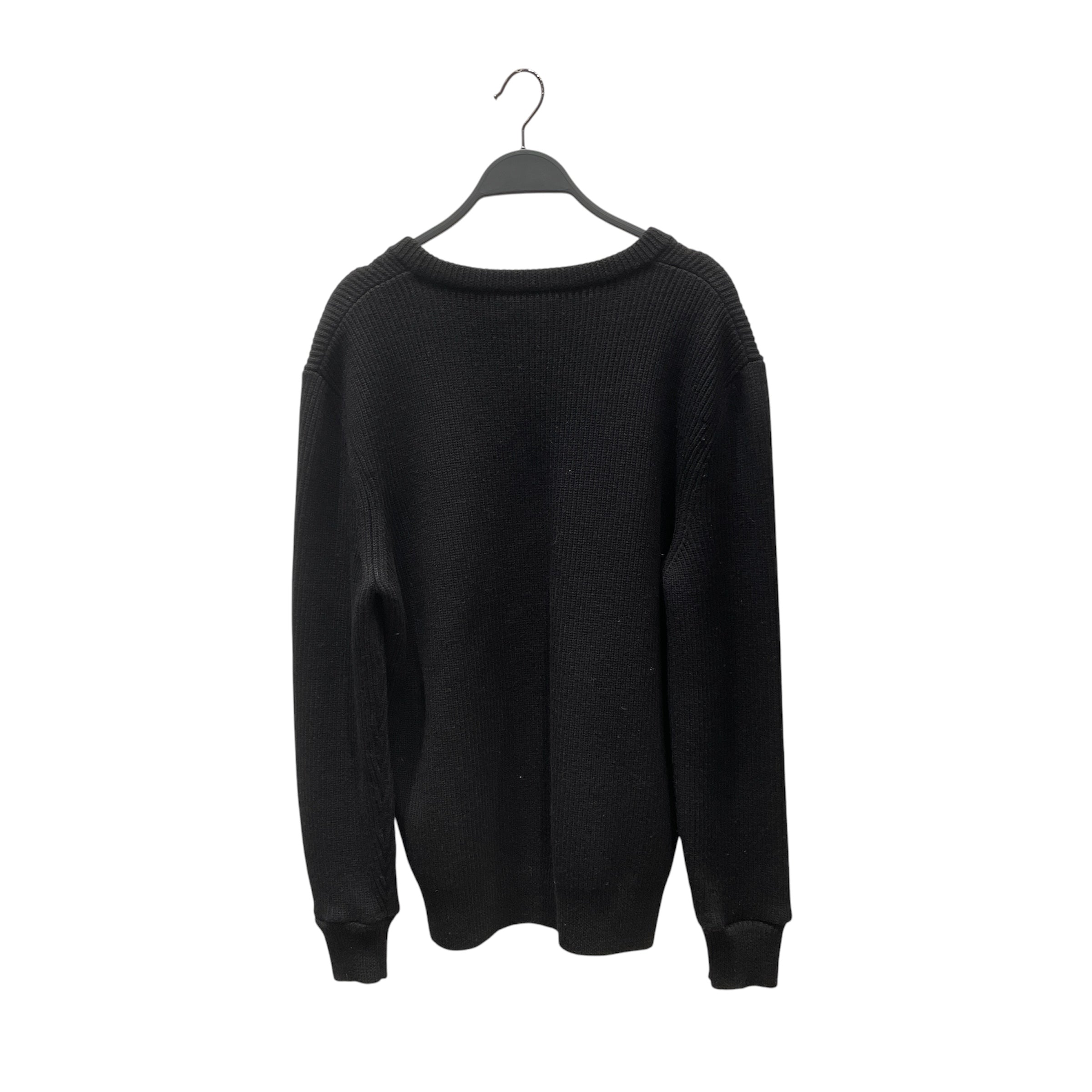 SAINT LAURENT/Sweater/M/Graphic/Wool/BLK/Waiting for Sunset 1971 view 2