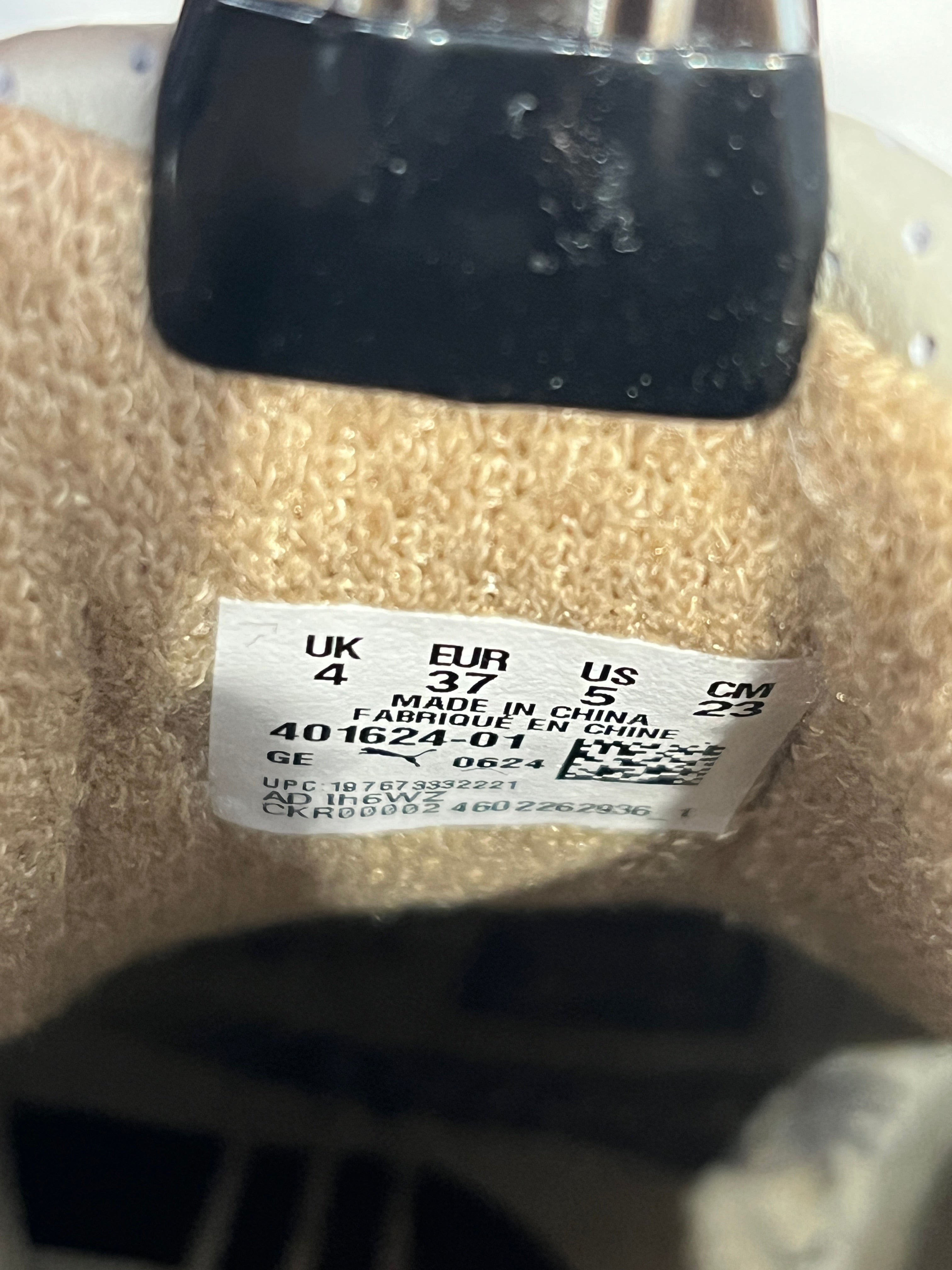 PUMA/Low-Sneakers/US 5/Cotton/BEG/AWGEDISTRESSED view 3