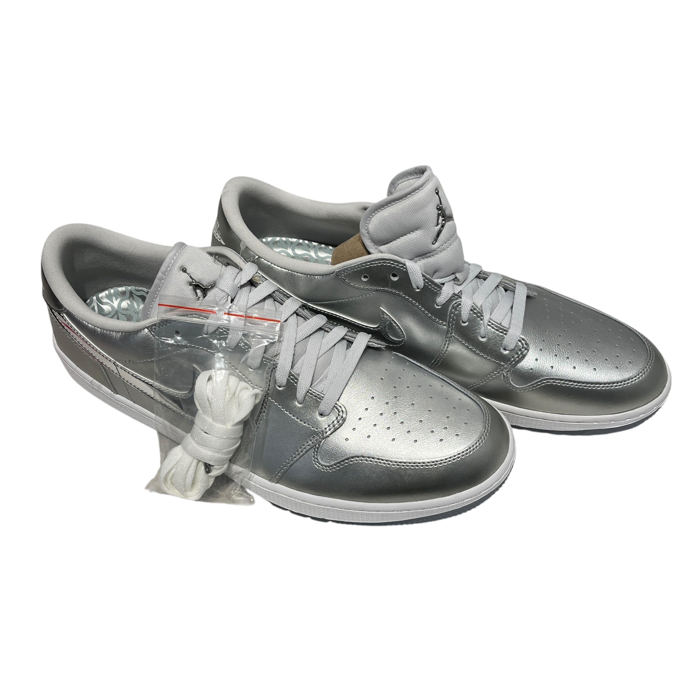 NIKE/Low-Sneakers/US 15/Leather/SLV/JORDAN 1 LOW GOLF GIFT GIVING view 1