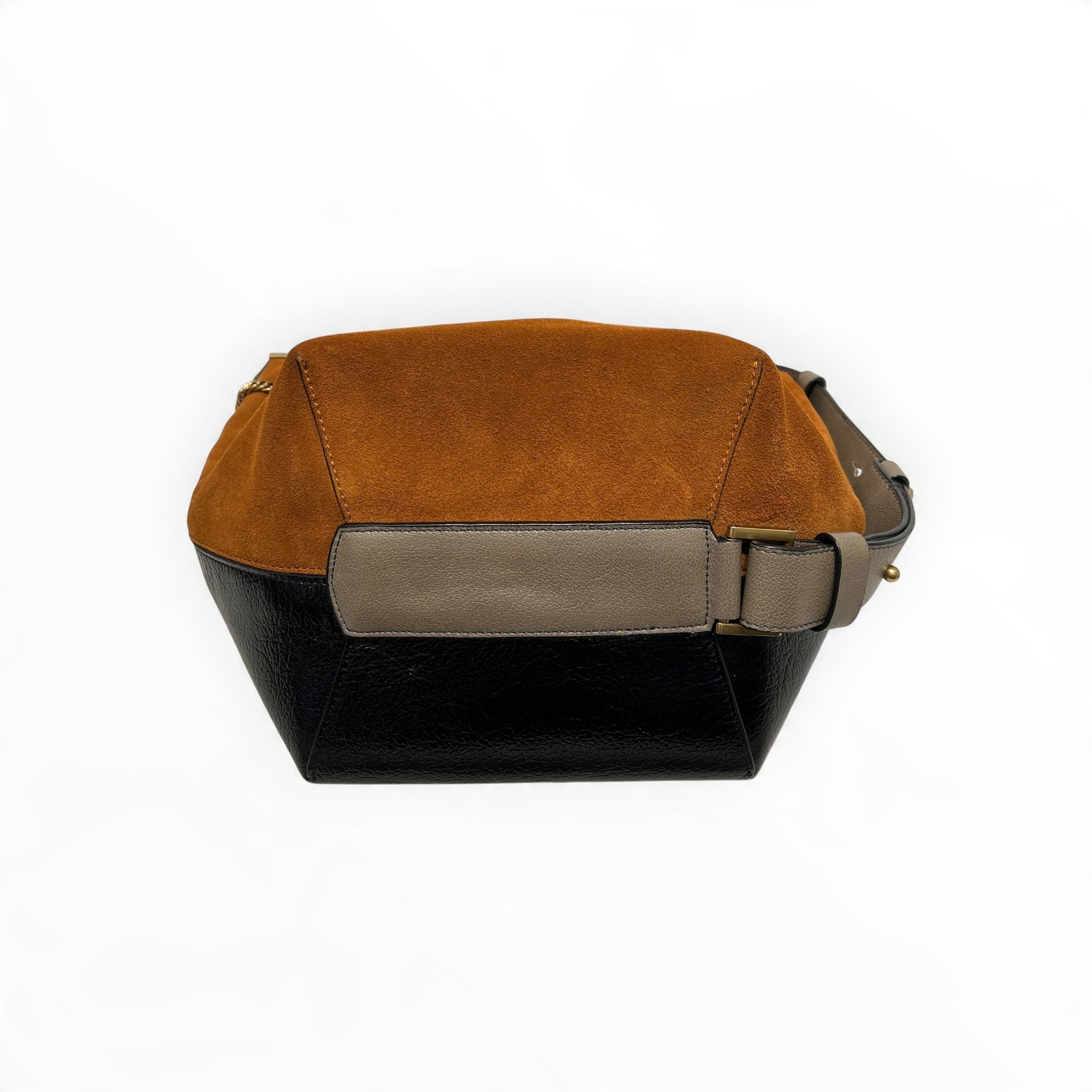 GIVENCHY/Hand Bag/Suede/BRW/hobo shoulder view 3