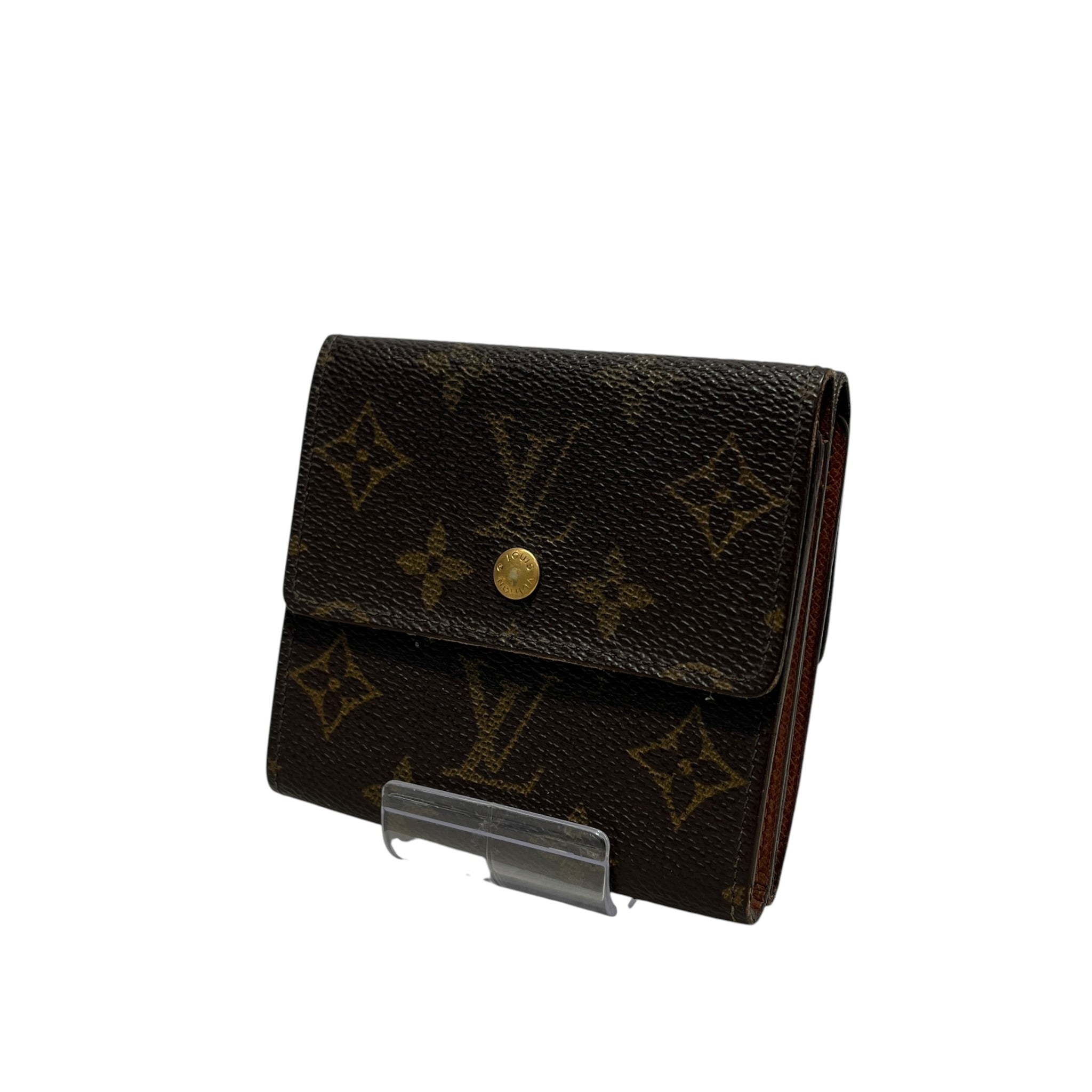 LOUIS VUITTON/Bifold Wallet/Monogram/Leather/BRW/elise wallet view 1