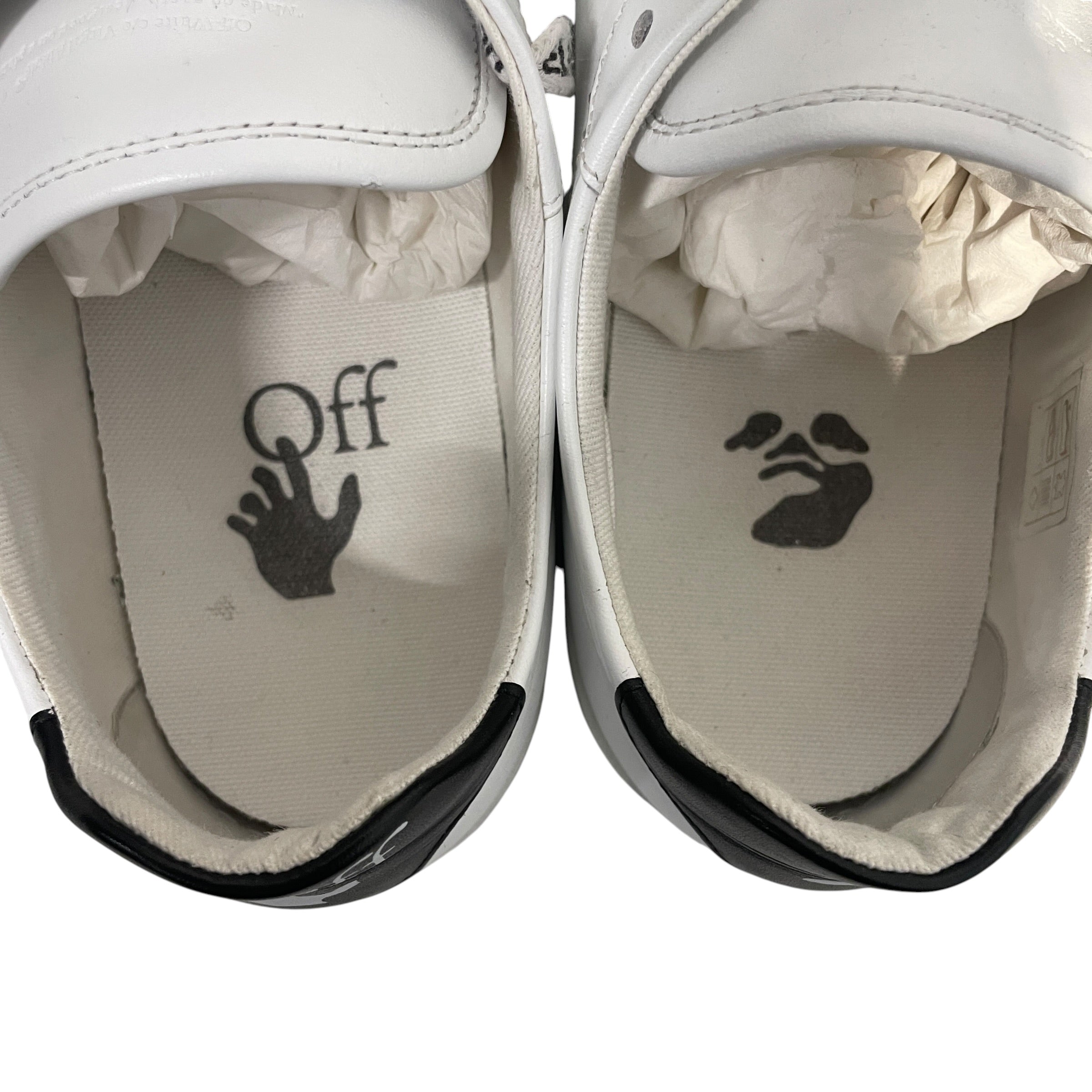 OFF-WHITE/Low-Sneakers/US 12/Leather/WHT/LOW TRAINERS view 3