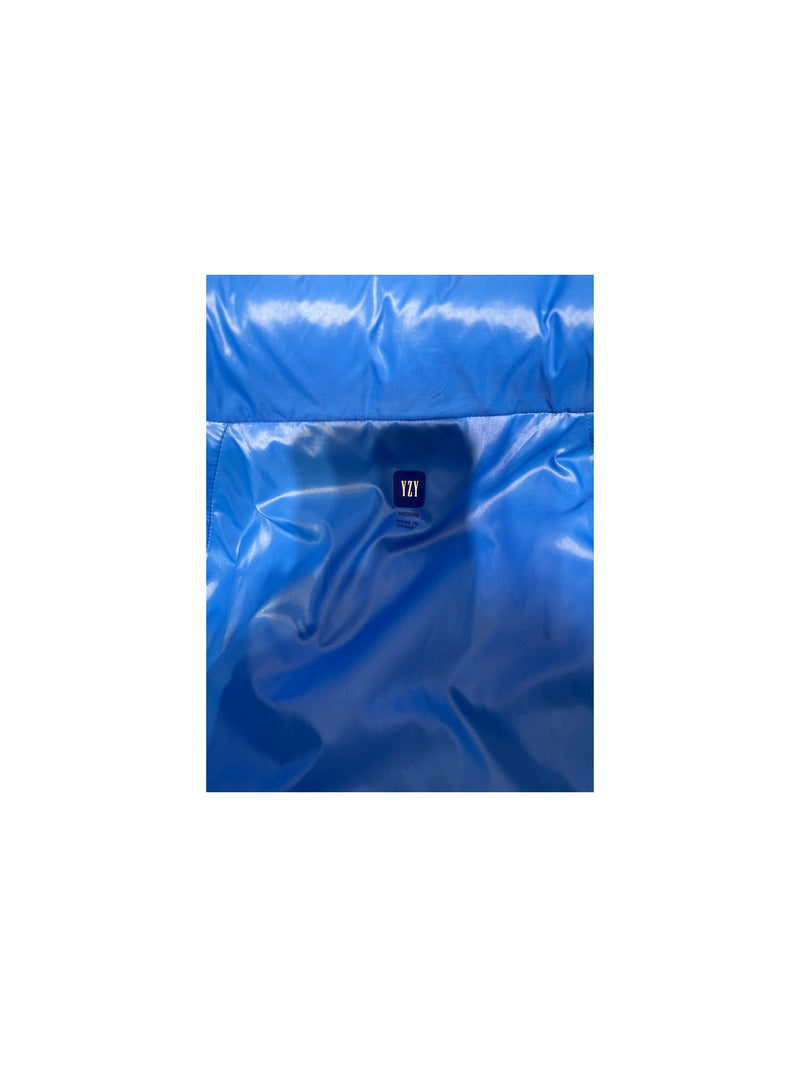 YEEZY GAP ENGINEERED BY BALENCIAGA/Puffer Jkt/M/Nylon/BLU/yzy gap blue puffer