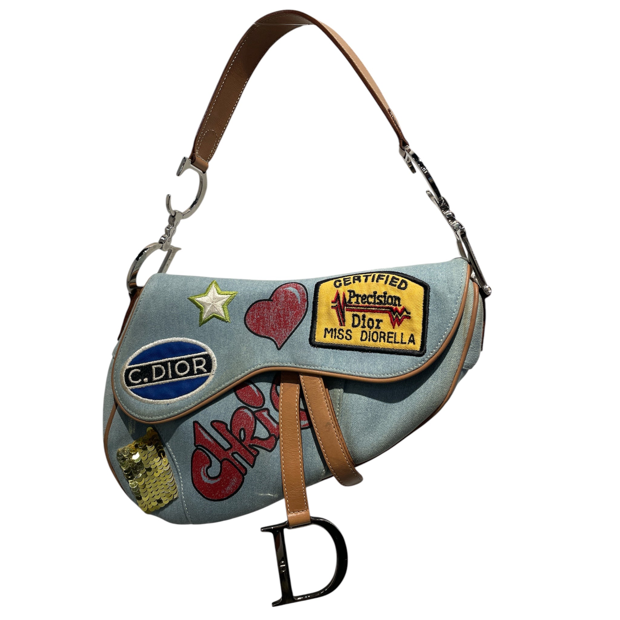 Christian Dior/Hand Bag/All Over Print/BLU/ view 1