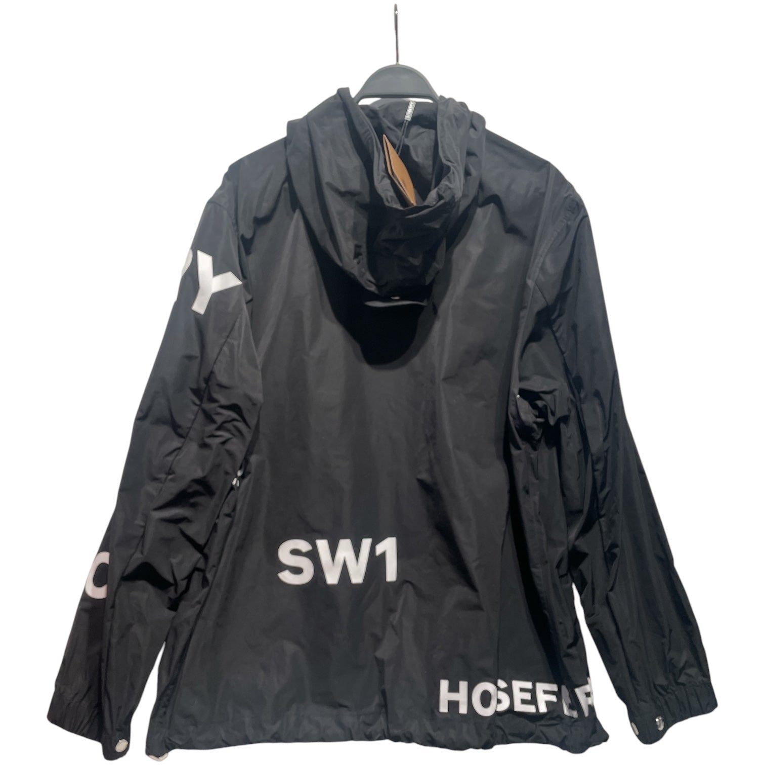BURBERRY LONDON/Windbreaker/56/Nylon/BLK/All Over Print/ view 2