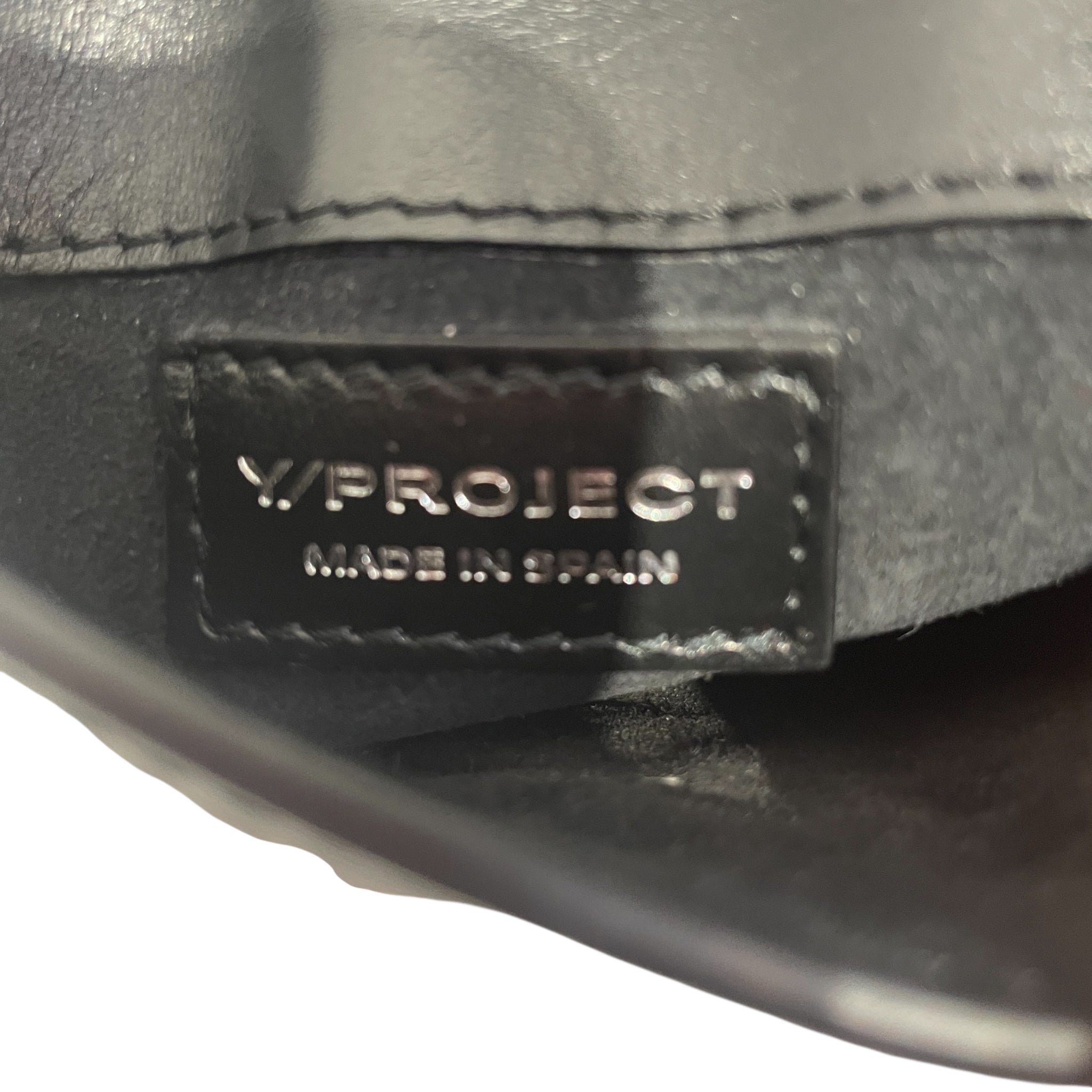Y/PROJECT/Cross Body Bag/Leather/BLK/MINI WALLET WITH Y LOGO view 7