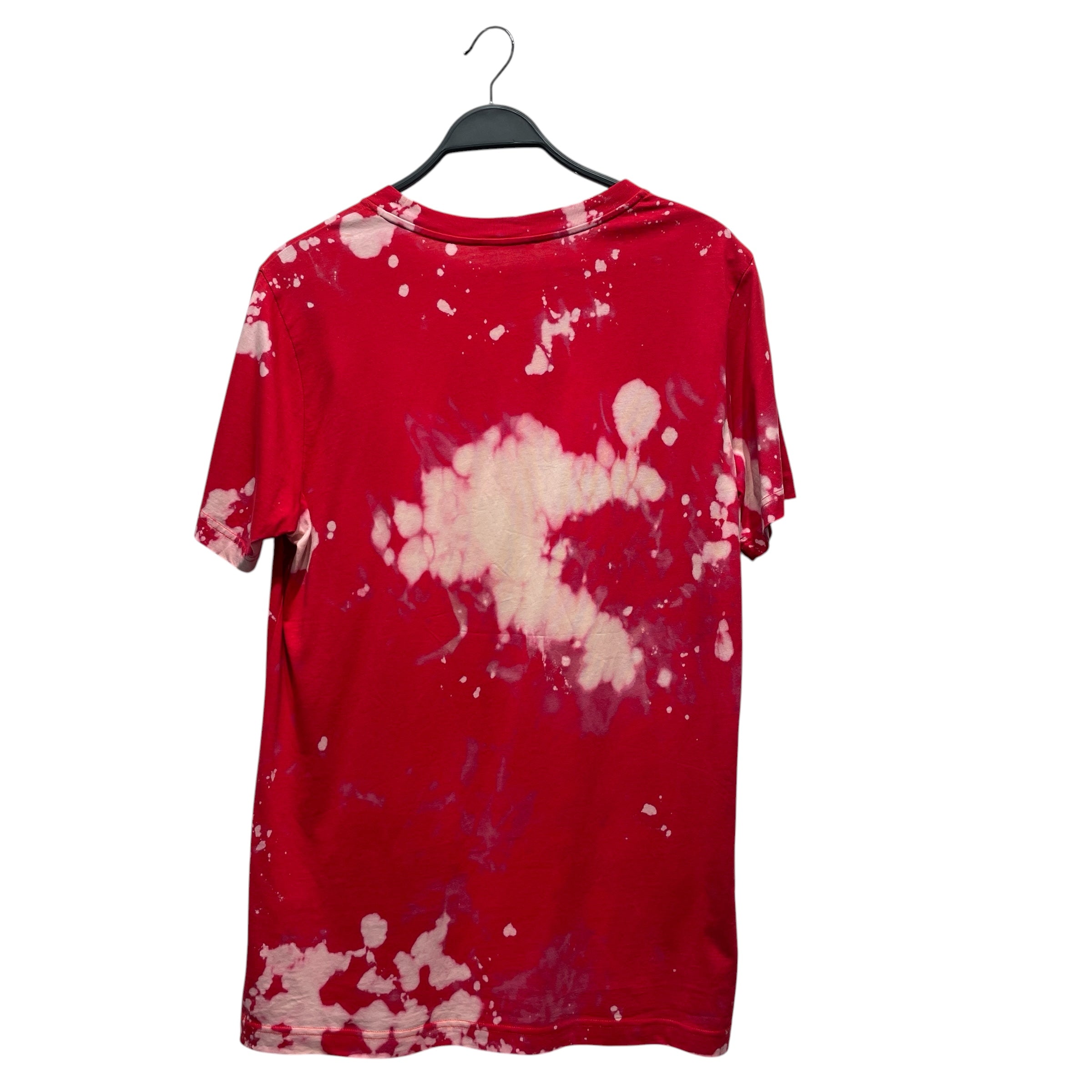 MARNI/T-Shirt/48/Cotton/RED/All Over Print/Bleach Stained T Shirt view 2