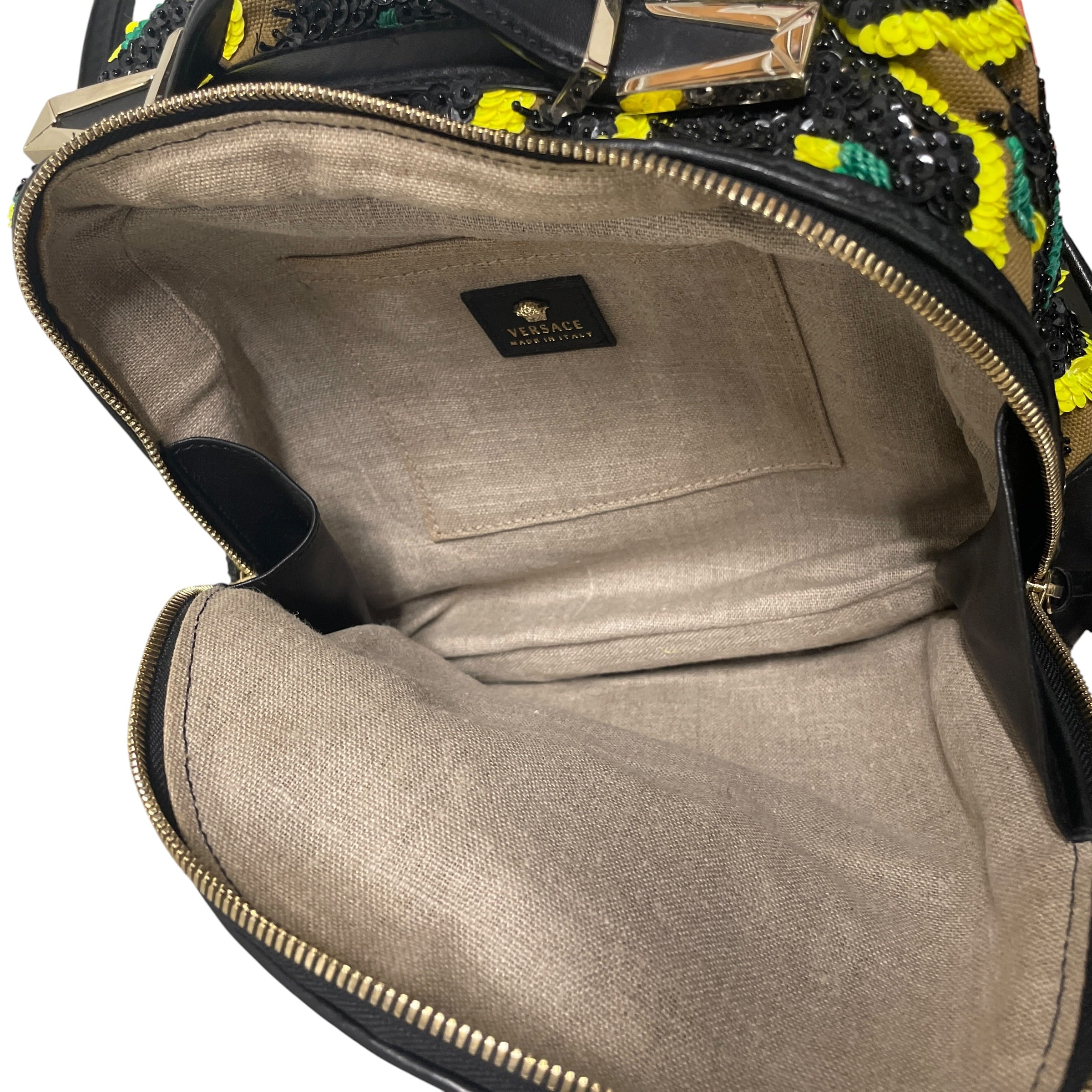 VERSACE/Backpack/Iridescent/CML/SEQUIN PALAZZO/ SMALL view 4