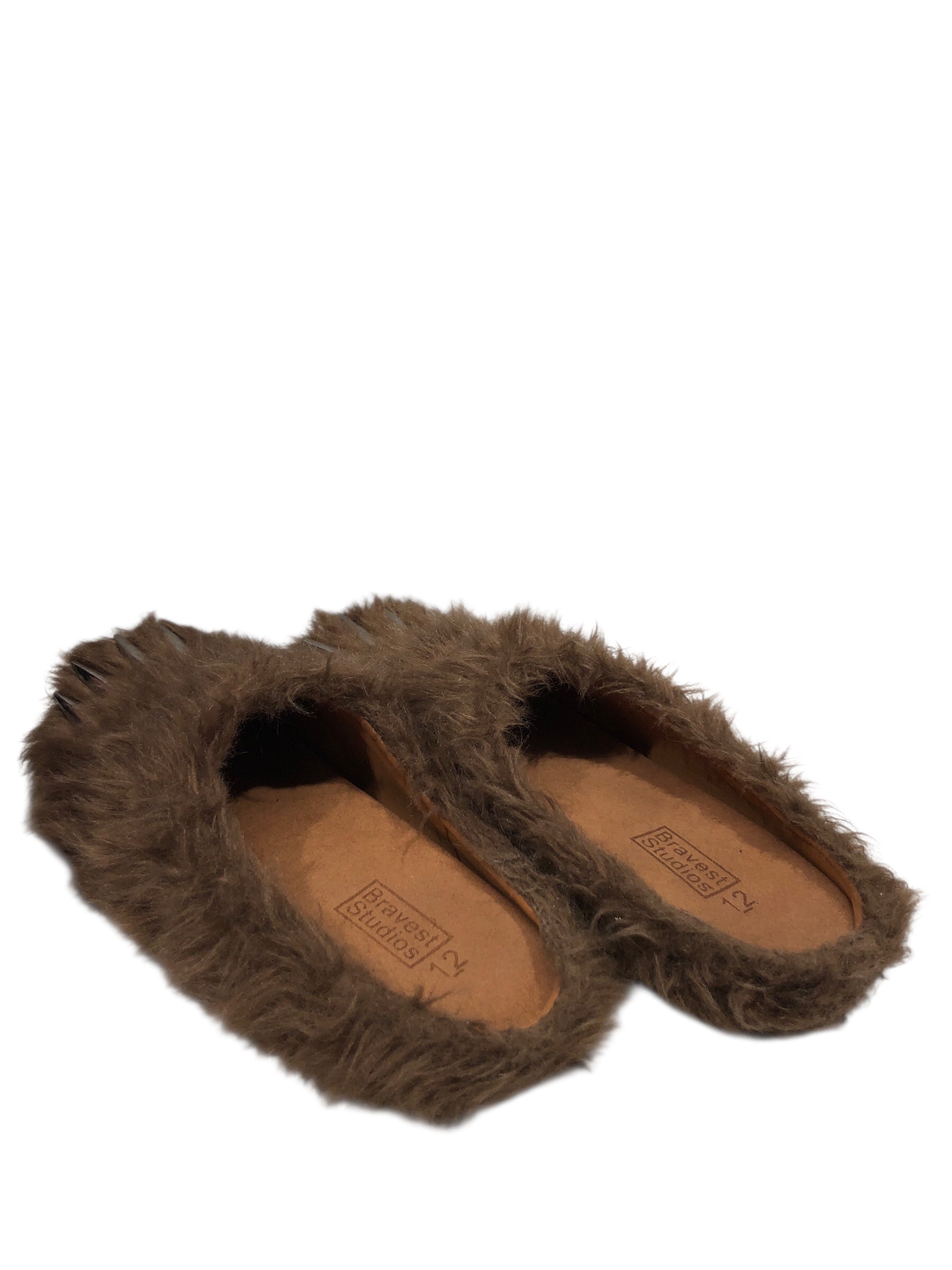 Bravest Studios/Sandals/US 12/Fake Fur/BRW/ view 2