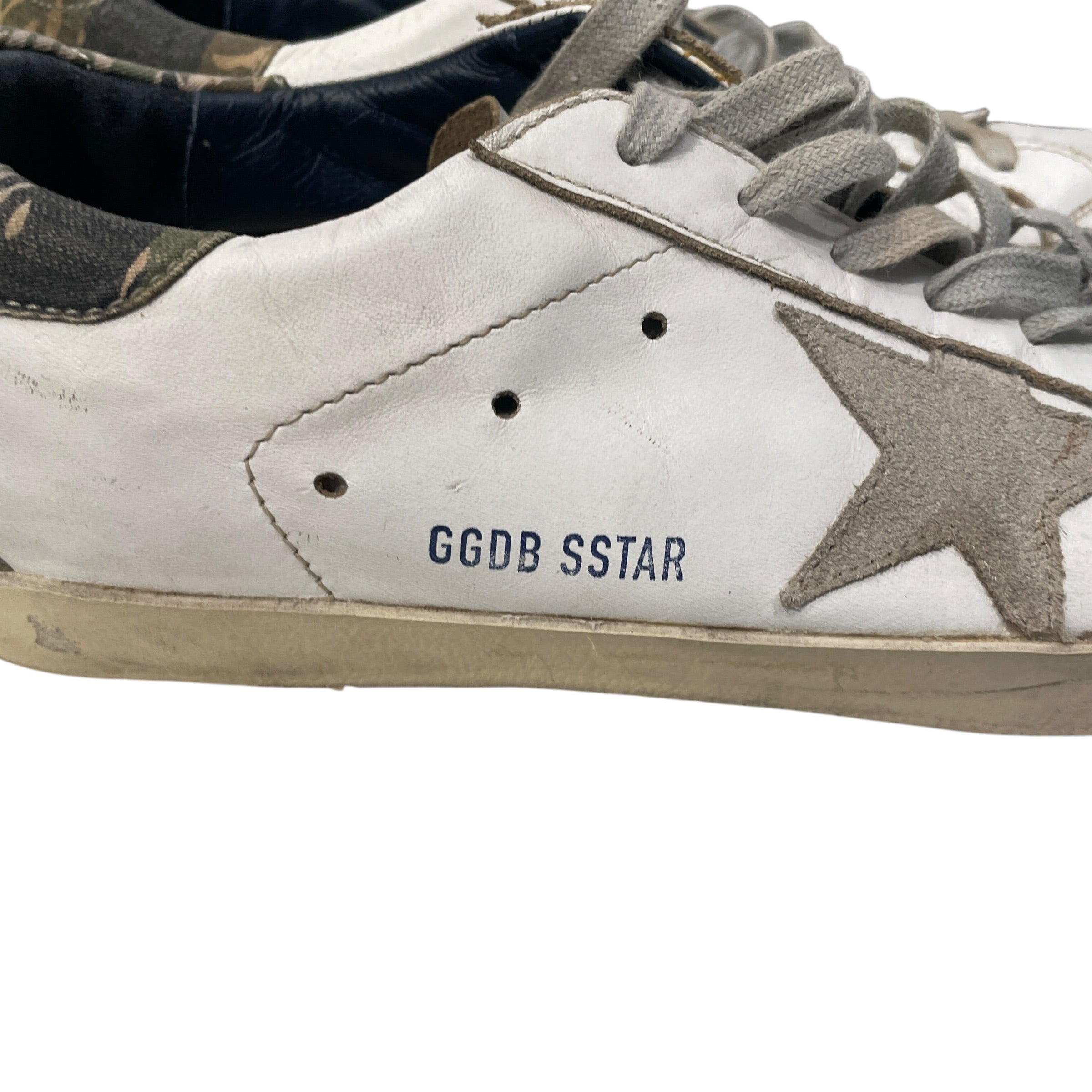 GOLDEN GOOSE/Low-Sneakers/EU 43/Leather/WHT/CAMO BACK view 5