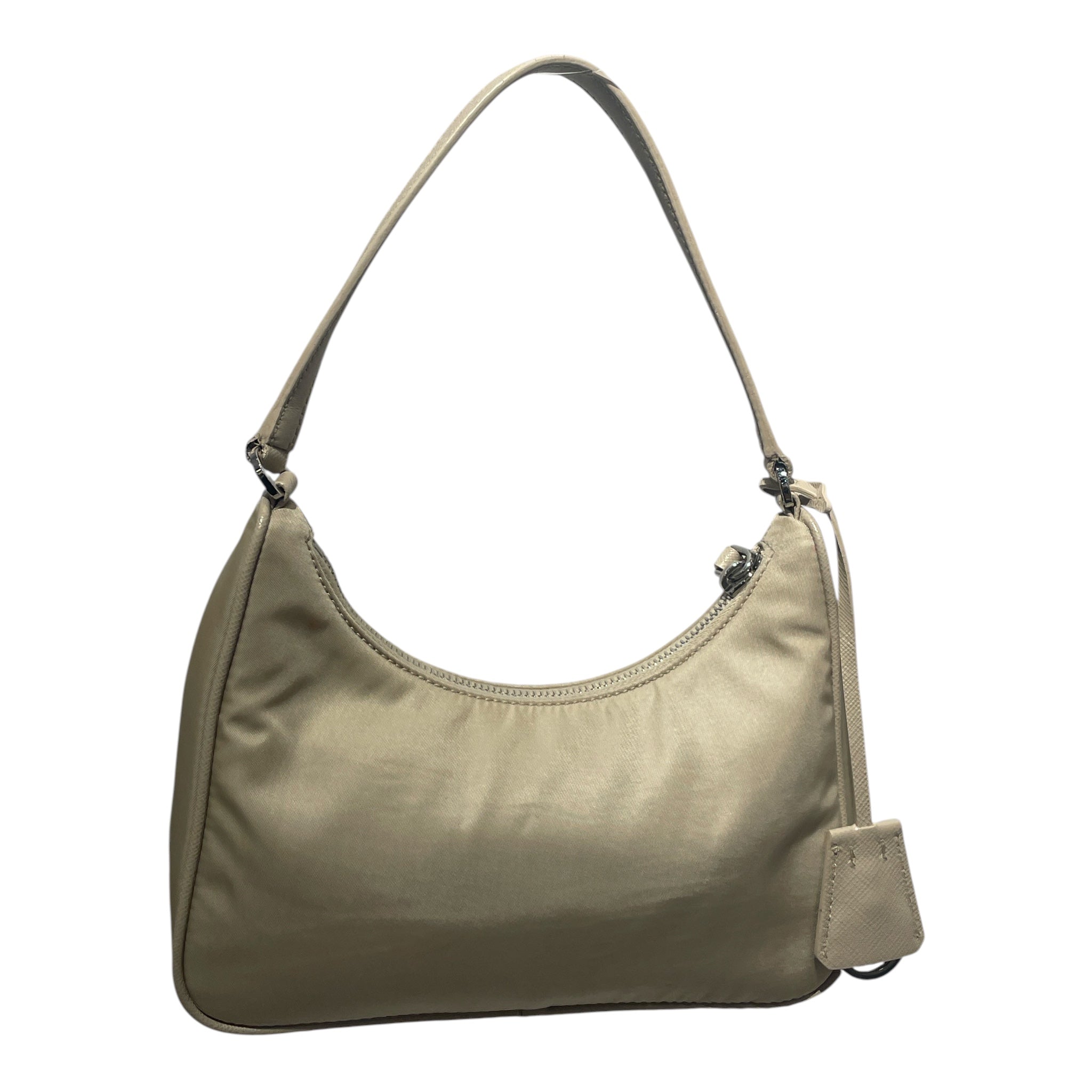 PRADA/Hand Bag/Nylon/BEG/re-edition 2000 mini bag view 2