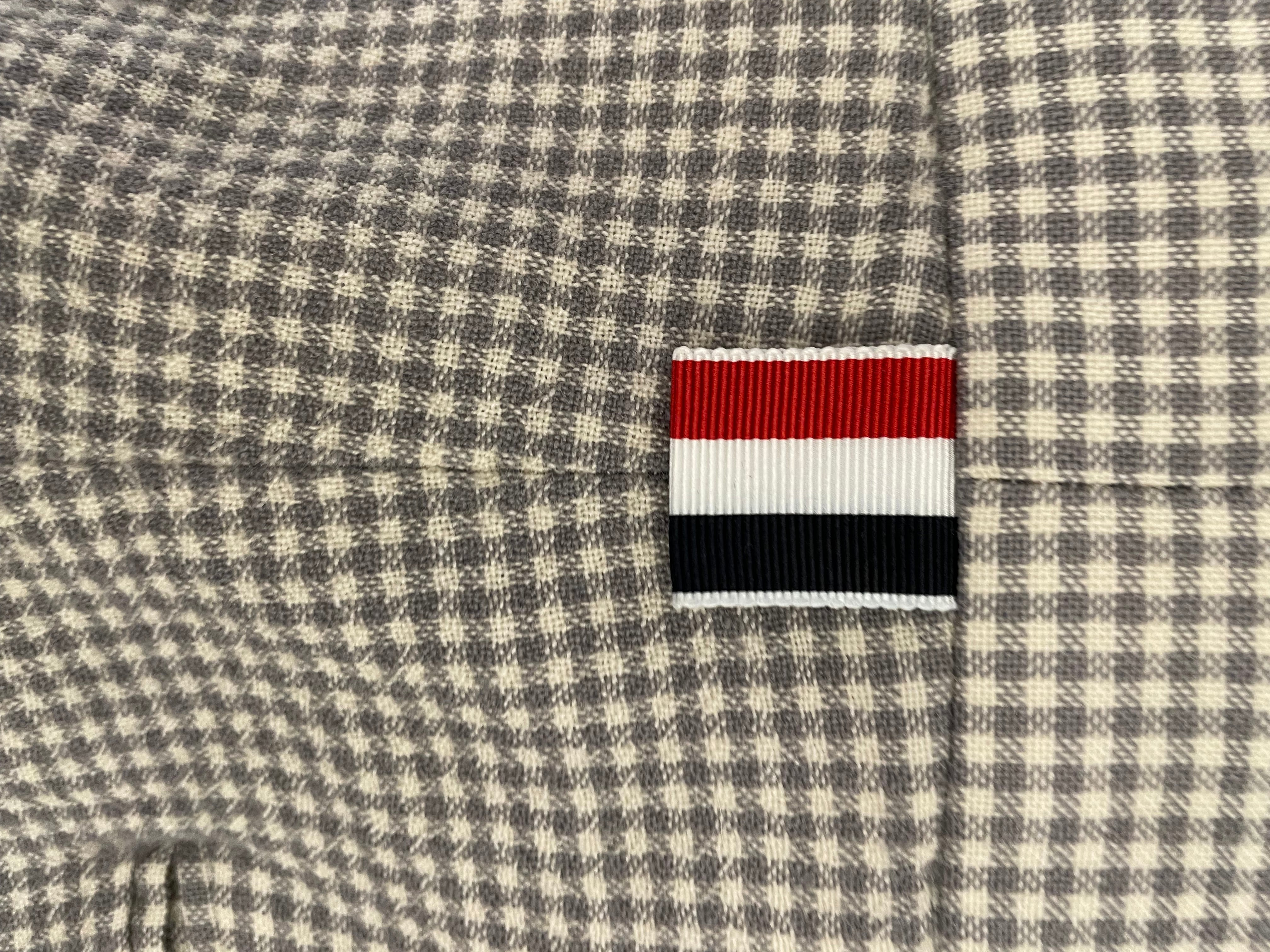 THOM BROWNE. NEW YORK/Shorts/S/Plaid/Wool/GRY/ view 4