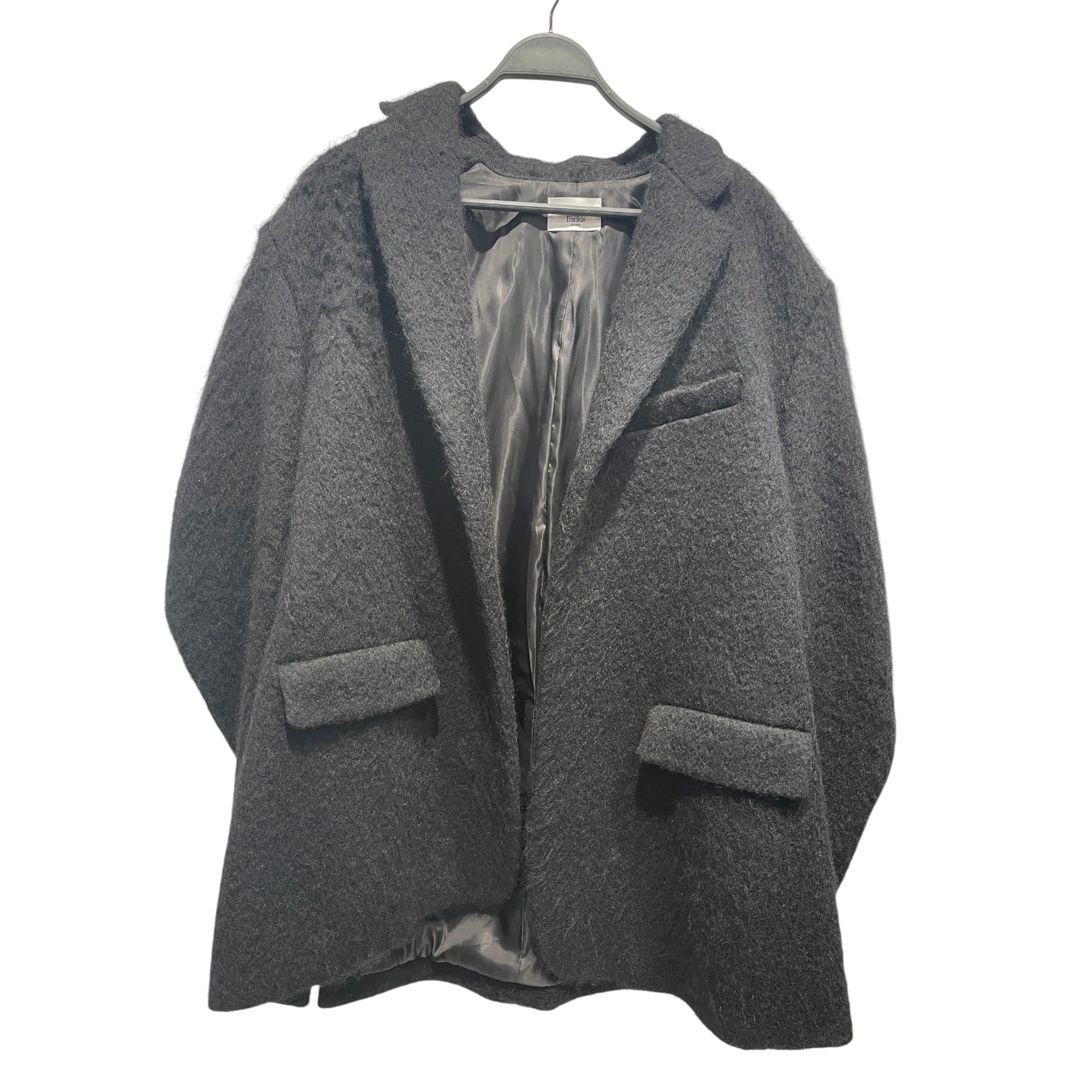 The Frankie Shop/Coat/OS/Wool/BLK/MOHAIR BLAZER view 1